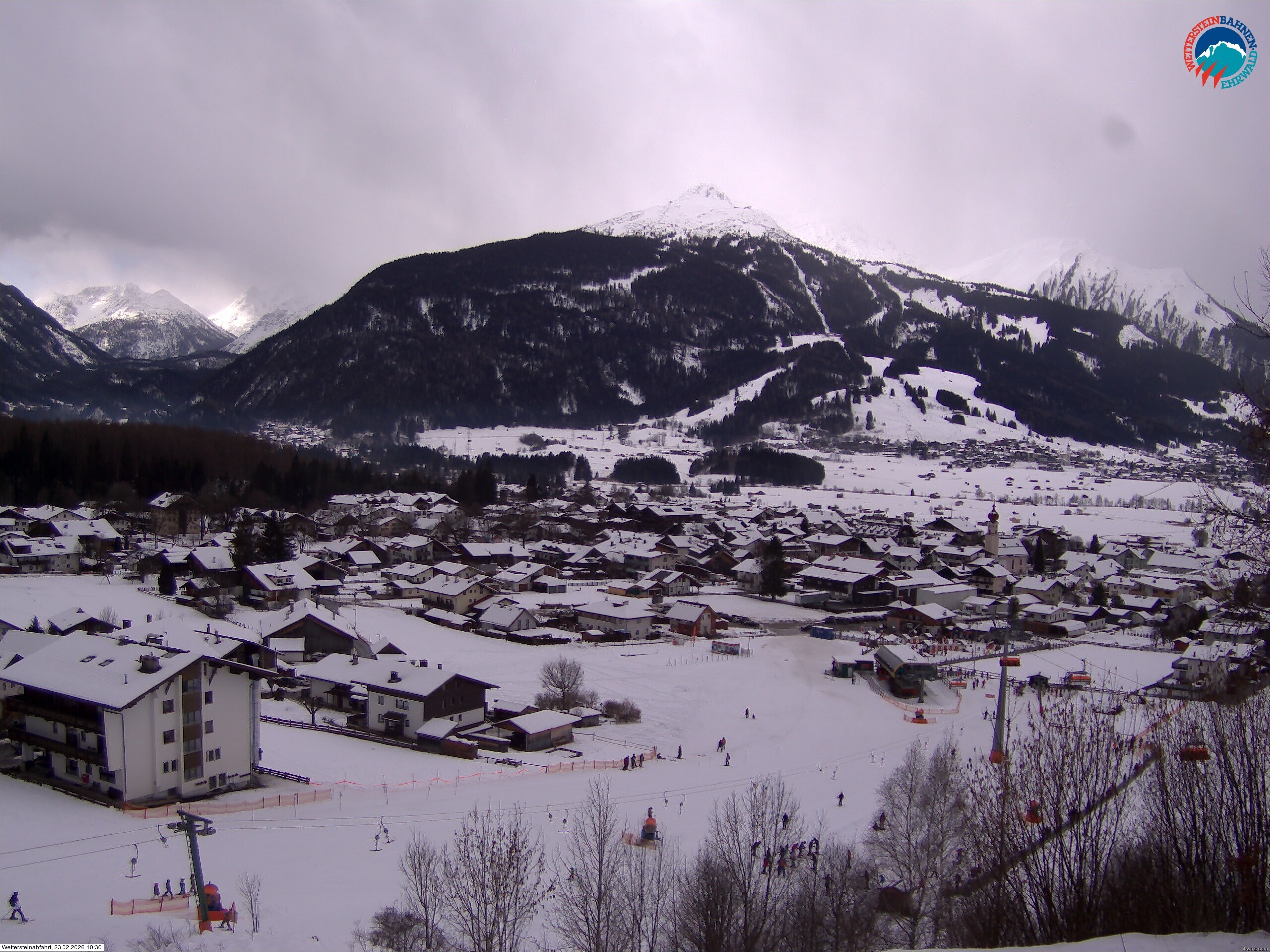 Archiv Foto Webcam Sonnenhang Sessellift Ehrwald