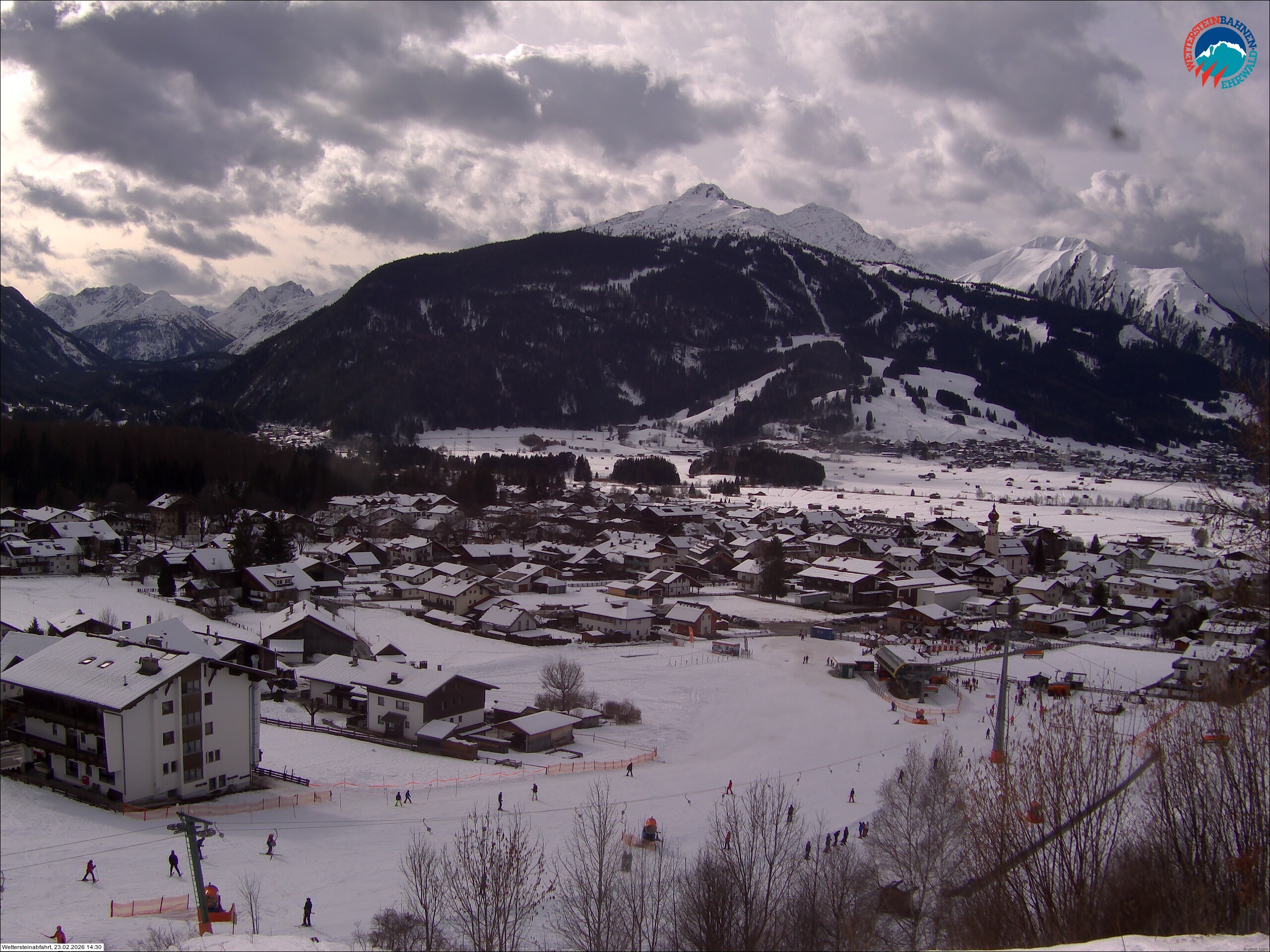 Archiv Foto Webcam Sonnenhang Sessellift Ehrwald