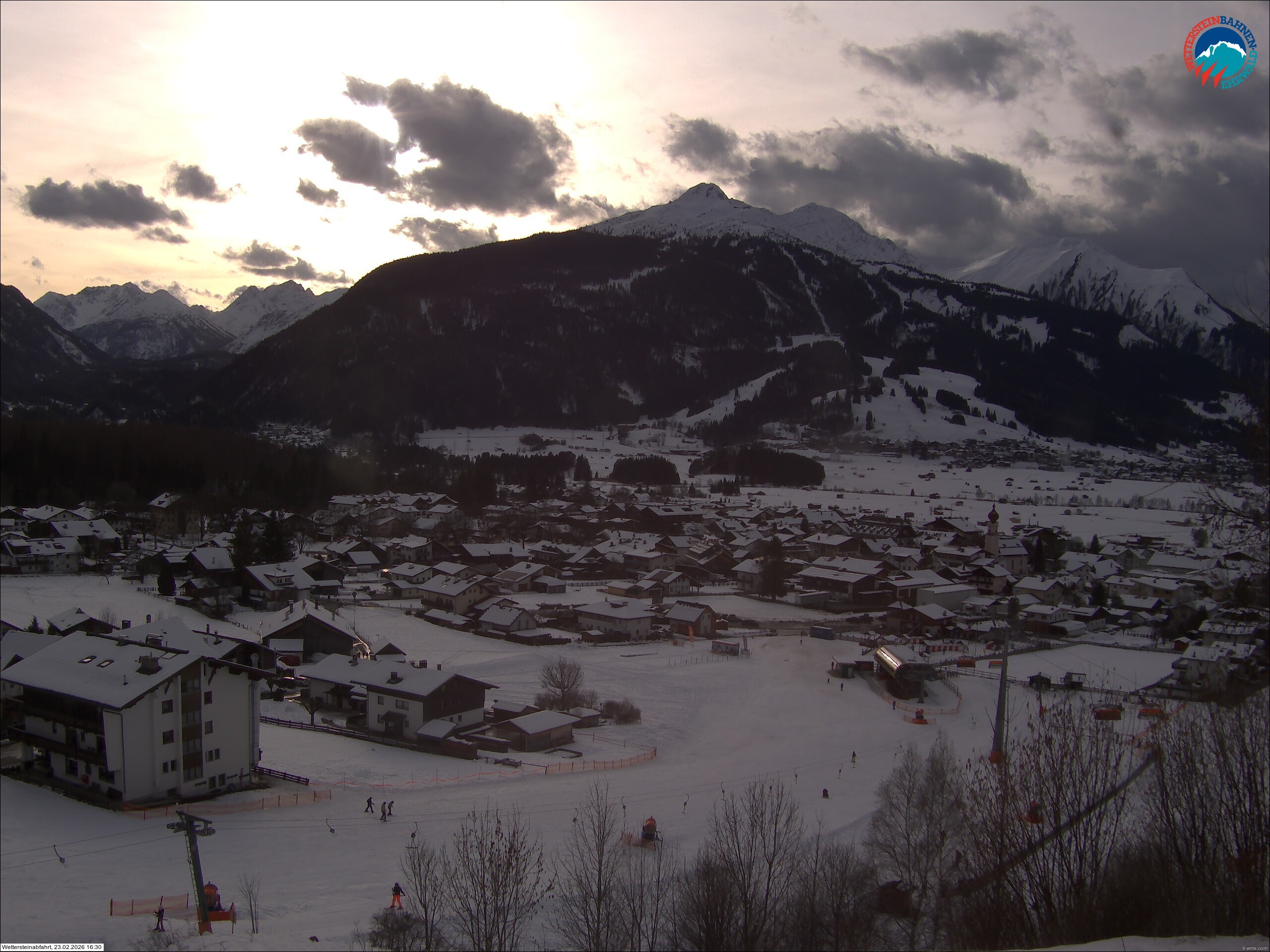 Archiv Foto Webcam Sonnenhang Sessellift Ehrwald