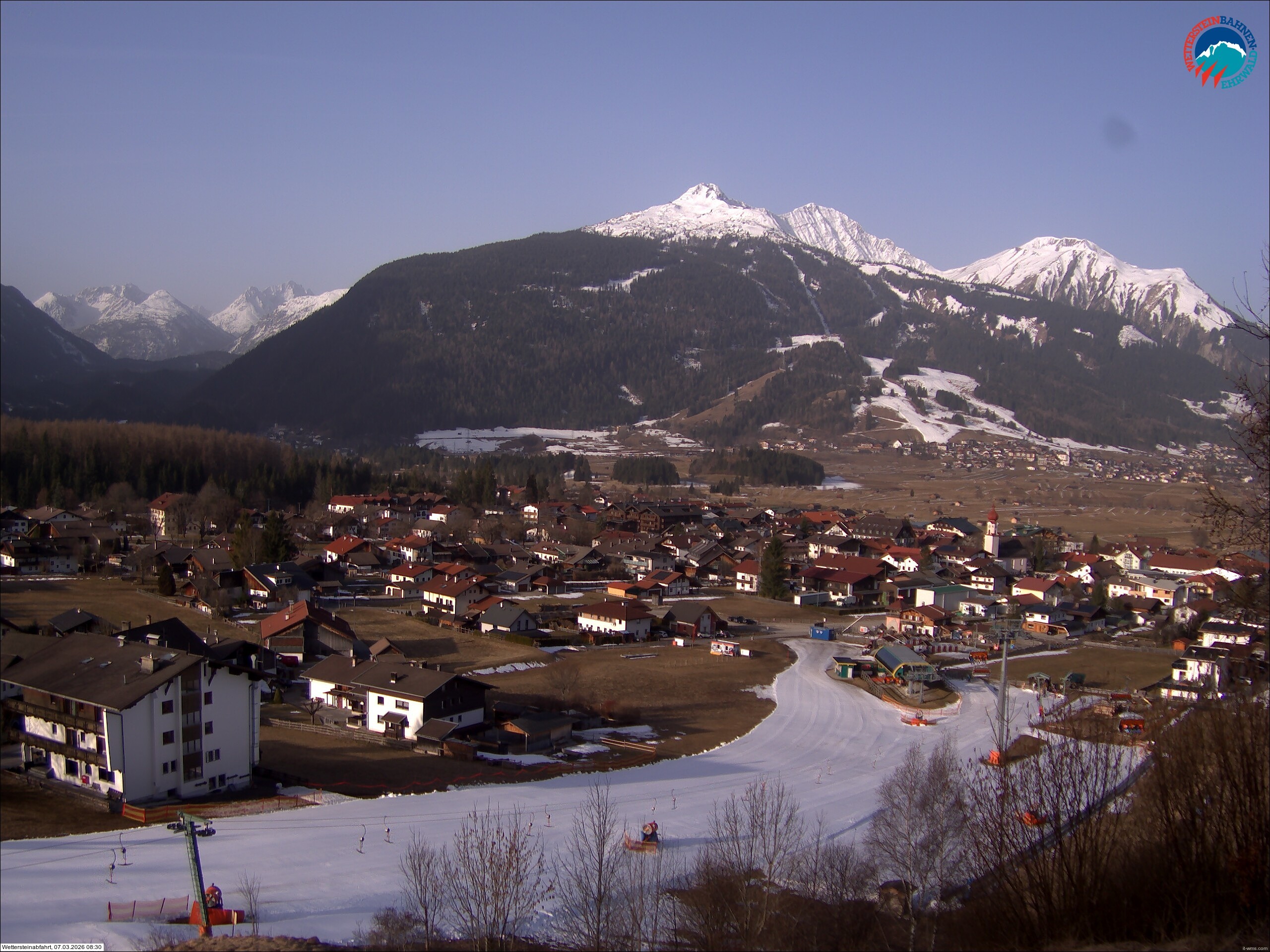 Archiv Foto Webcam Sonnenhang Sessellift Ehrwald