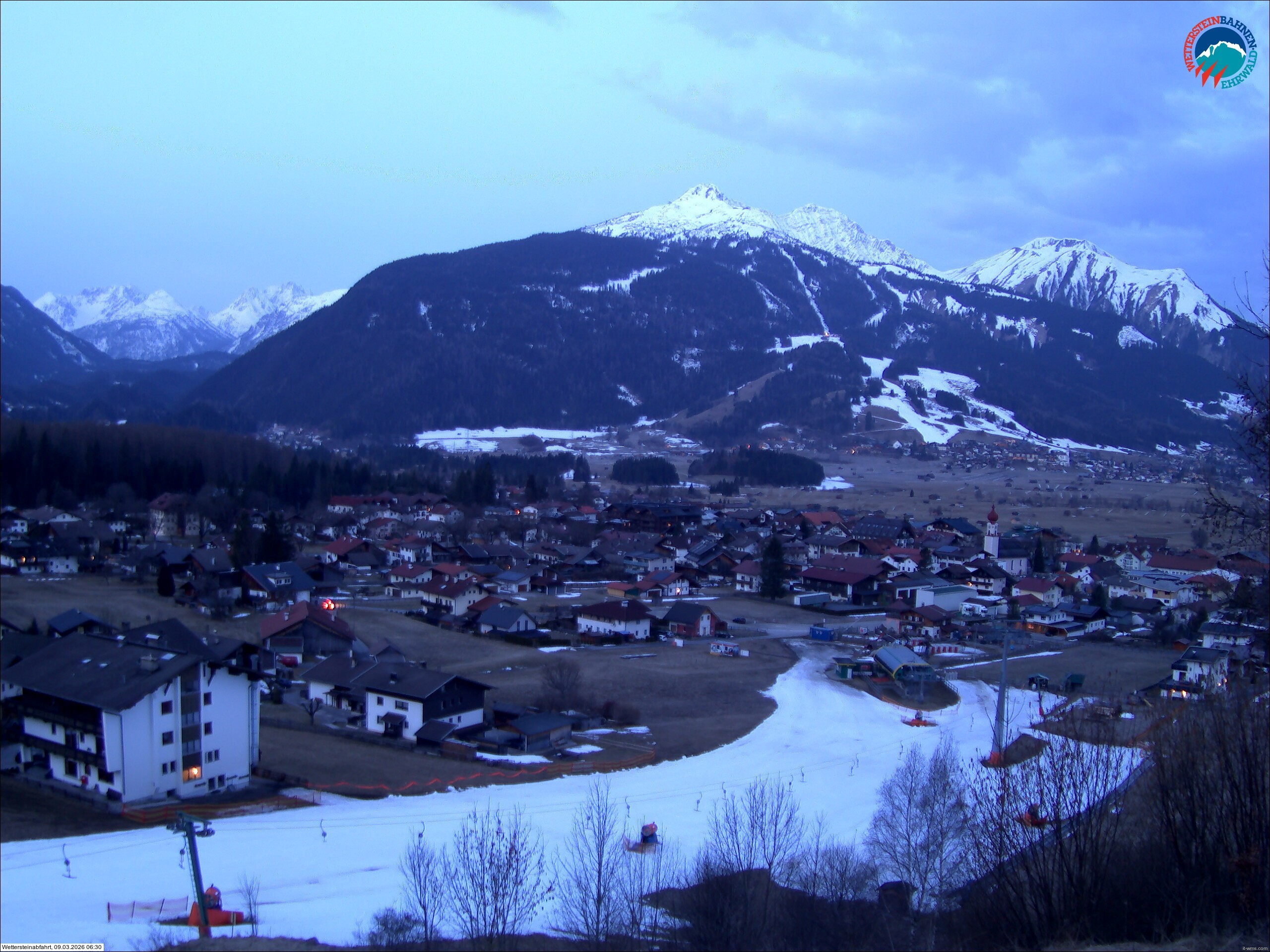 Archiv Foto Webcam Sonnenhang Sessellift Ehrwald