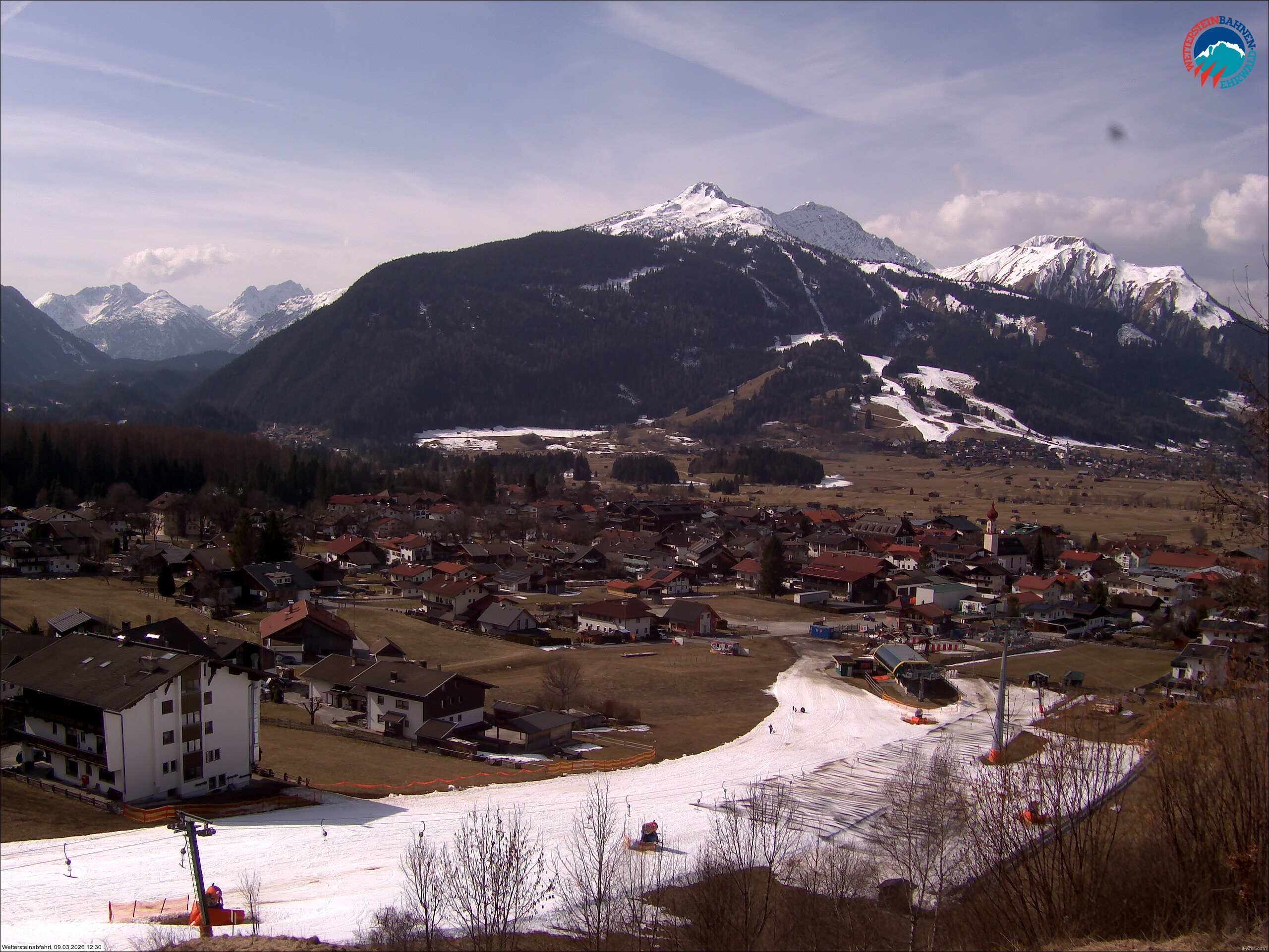 Archiv Foto Webcam Sonnenhang Sessellift Ehrwald