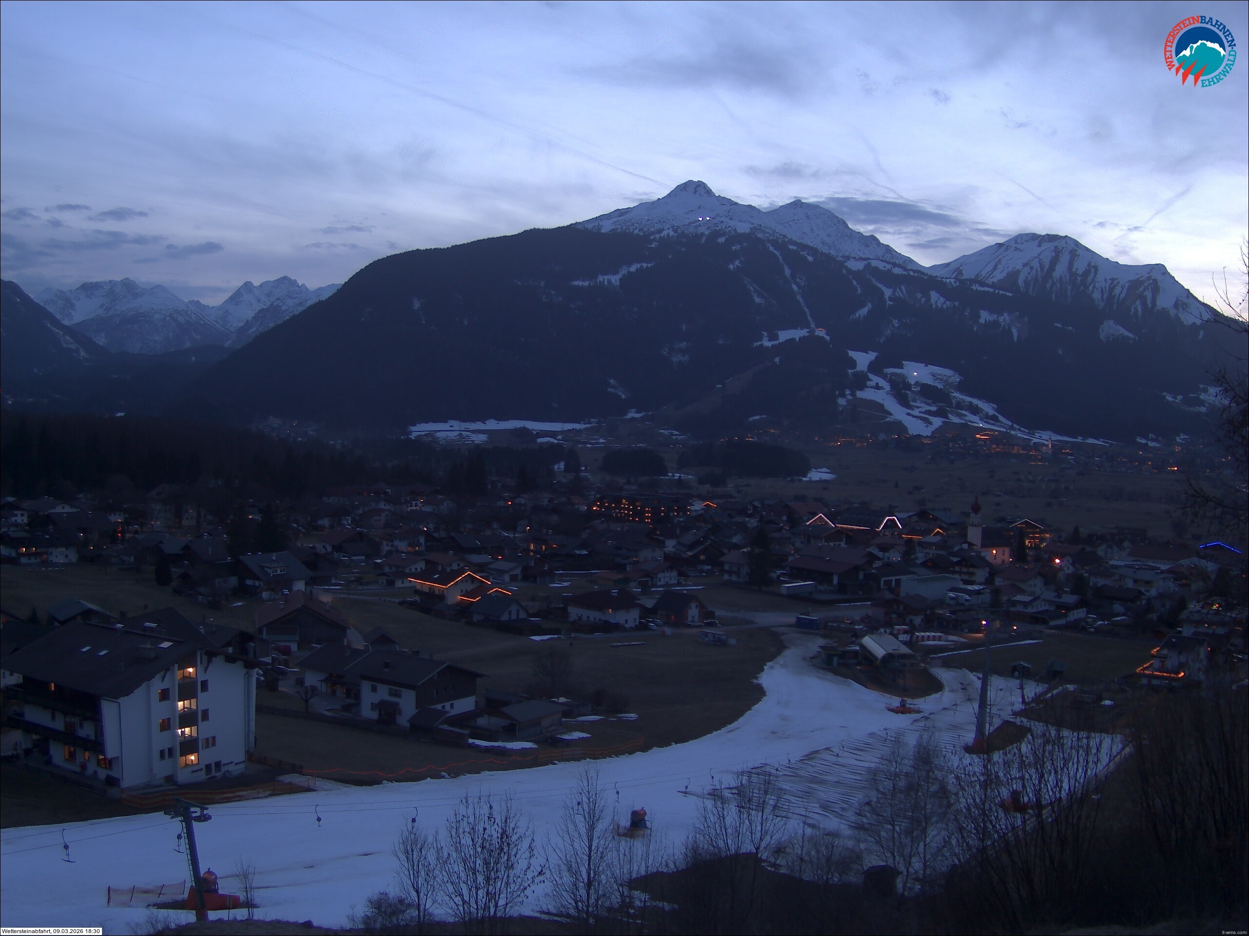 Archiv Foto Webcam Sonnenhang Sessellift Ehrwald