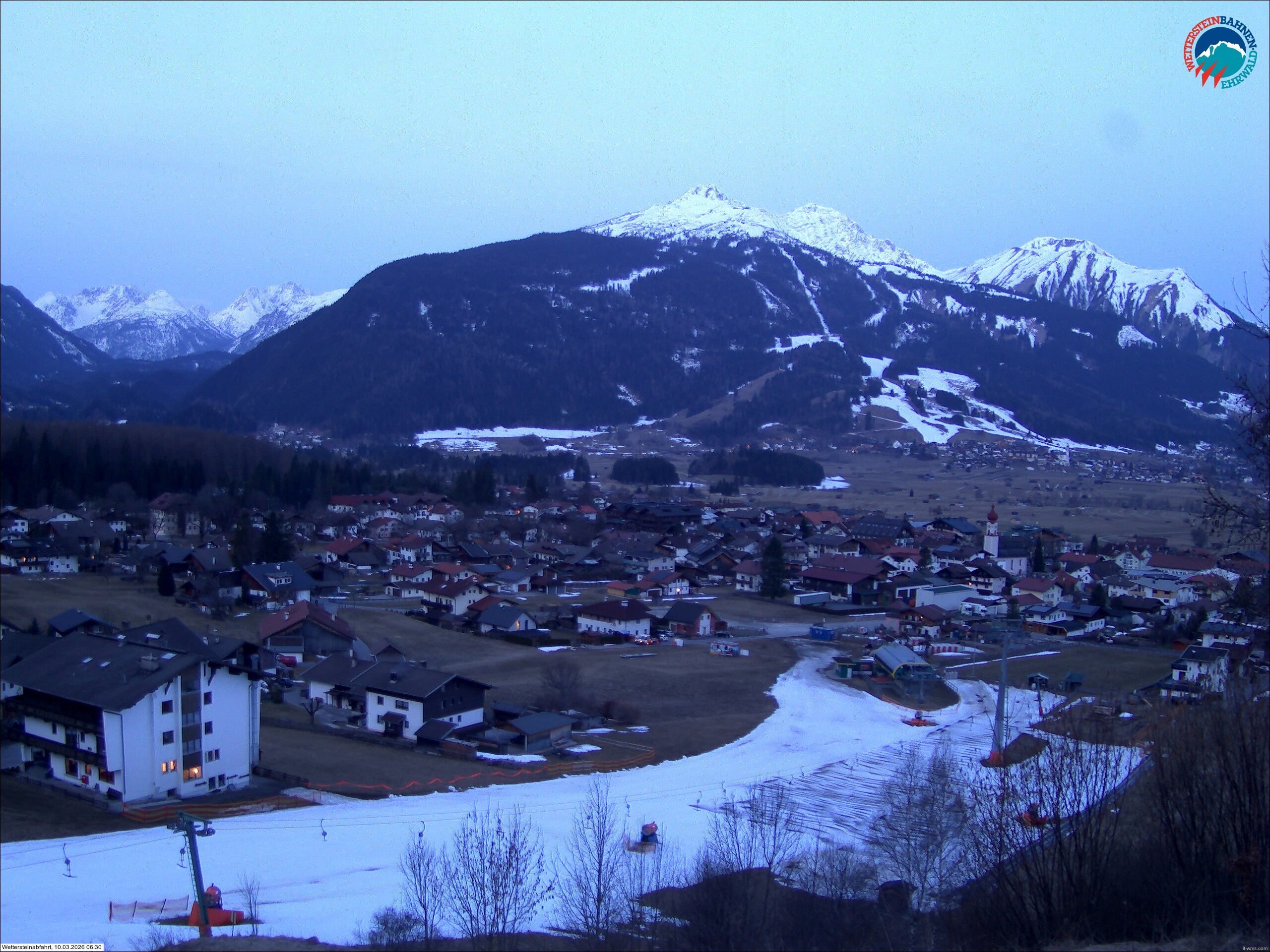 Archiv Foto Webcam Sonnenhang Sessellift Ehrwald