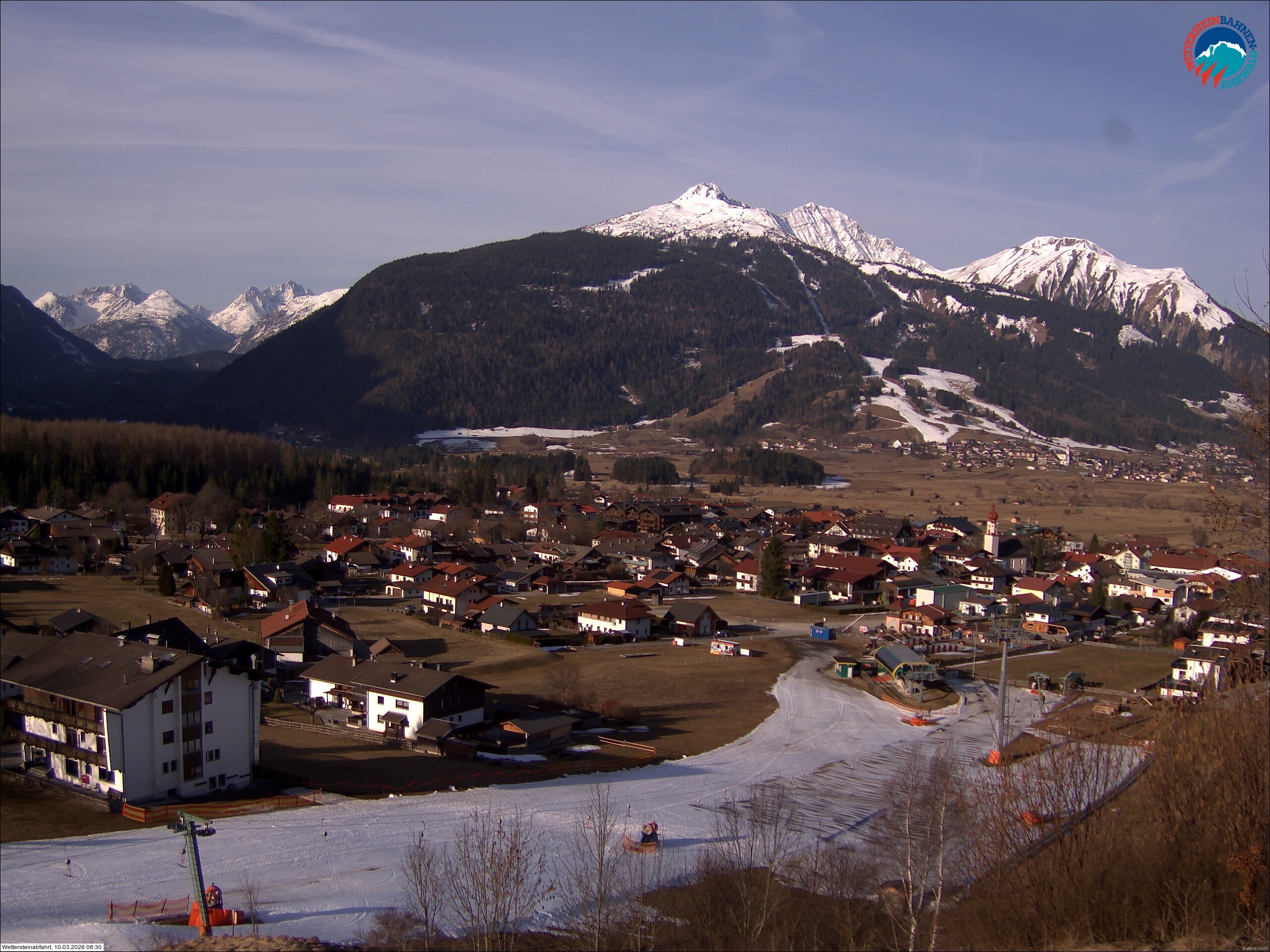 Archiv Foto Webcam Sonnenhang Sessellift Ehrwald