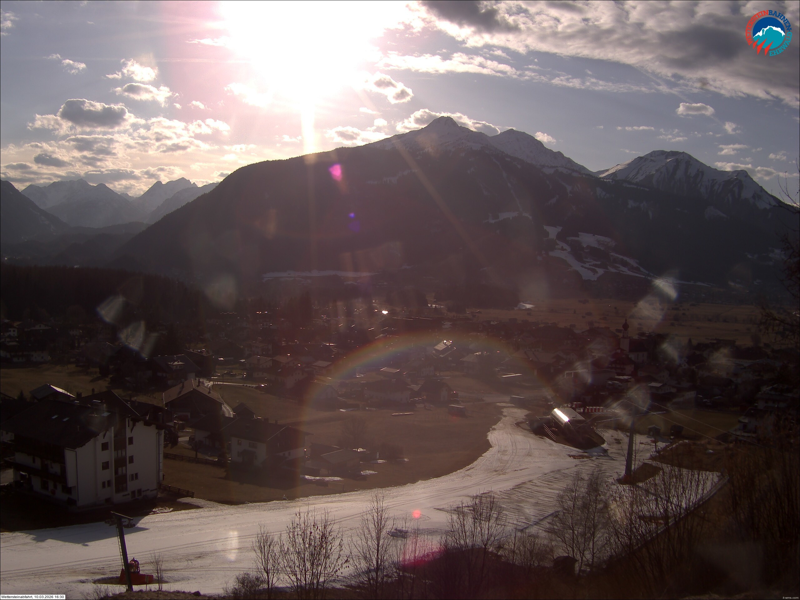 Archiv Foto Webcam Sonnenhang Sessellift Ehrwald