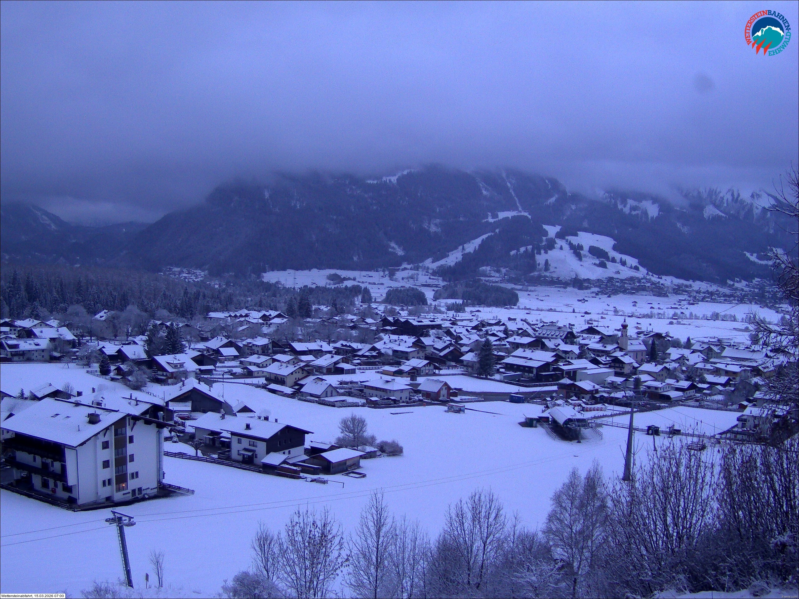 Archiv Foto Webcam Sonnenhang Sessellift Ehrwald