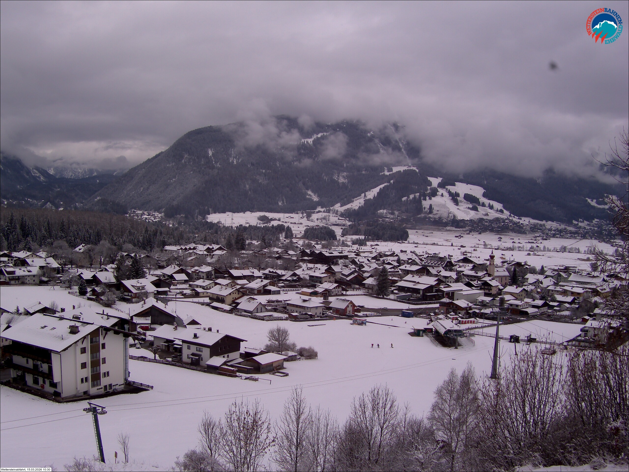 Archiv Foto Webcam Sonnenhang Sessellift Ehrwald