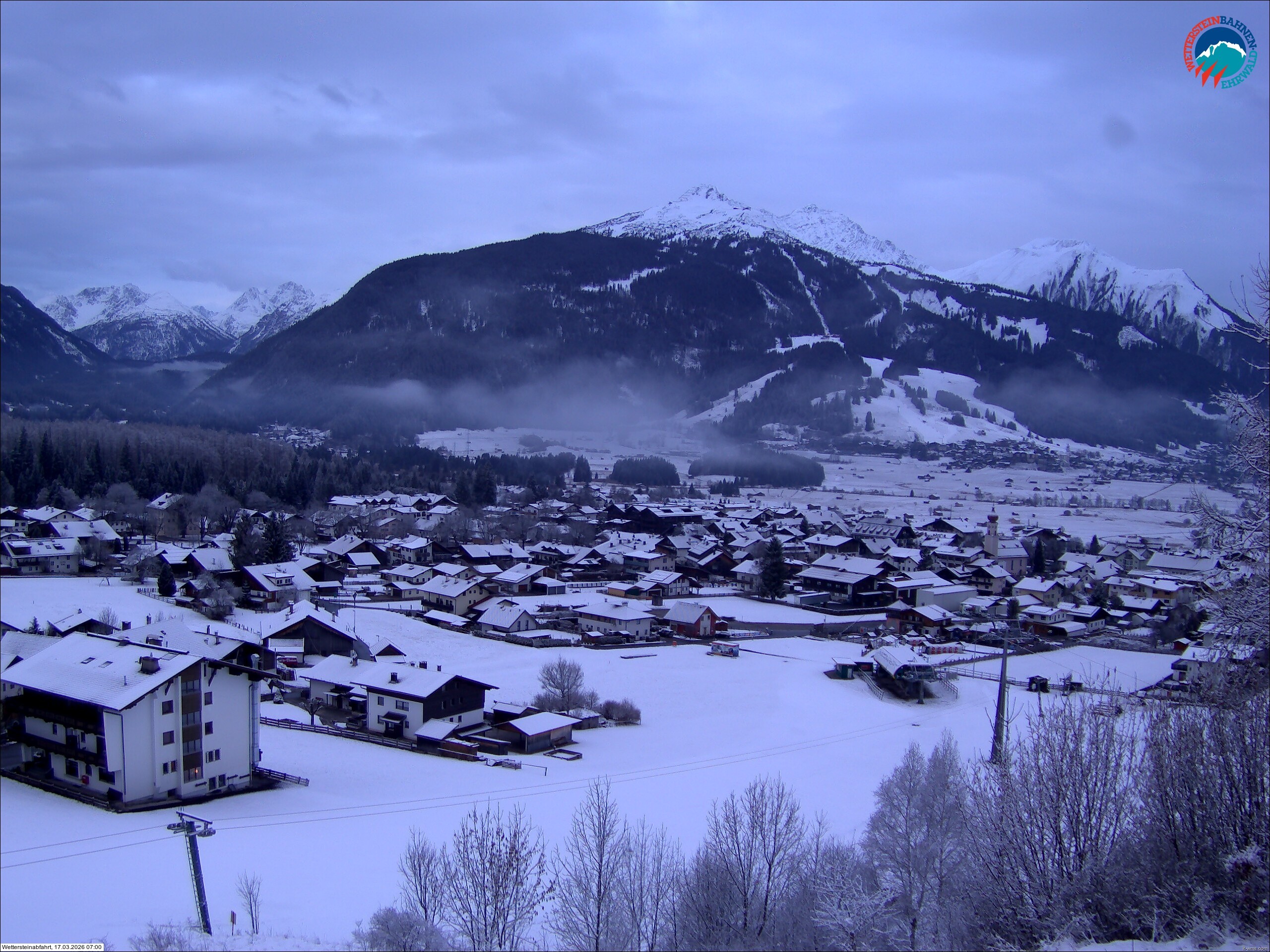 Archiv Foto Webcam Sonnenhang Sessellift Ehrwald
