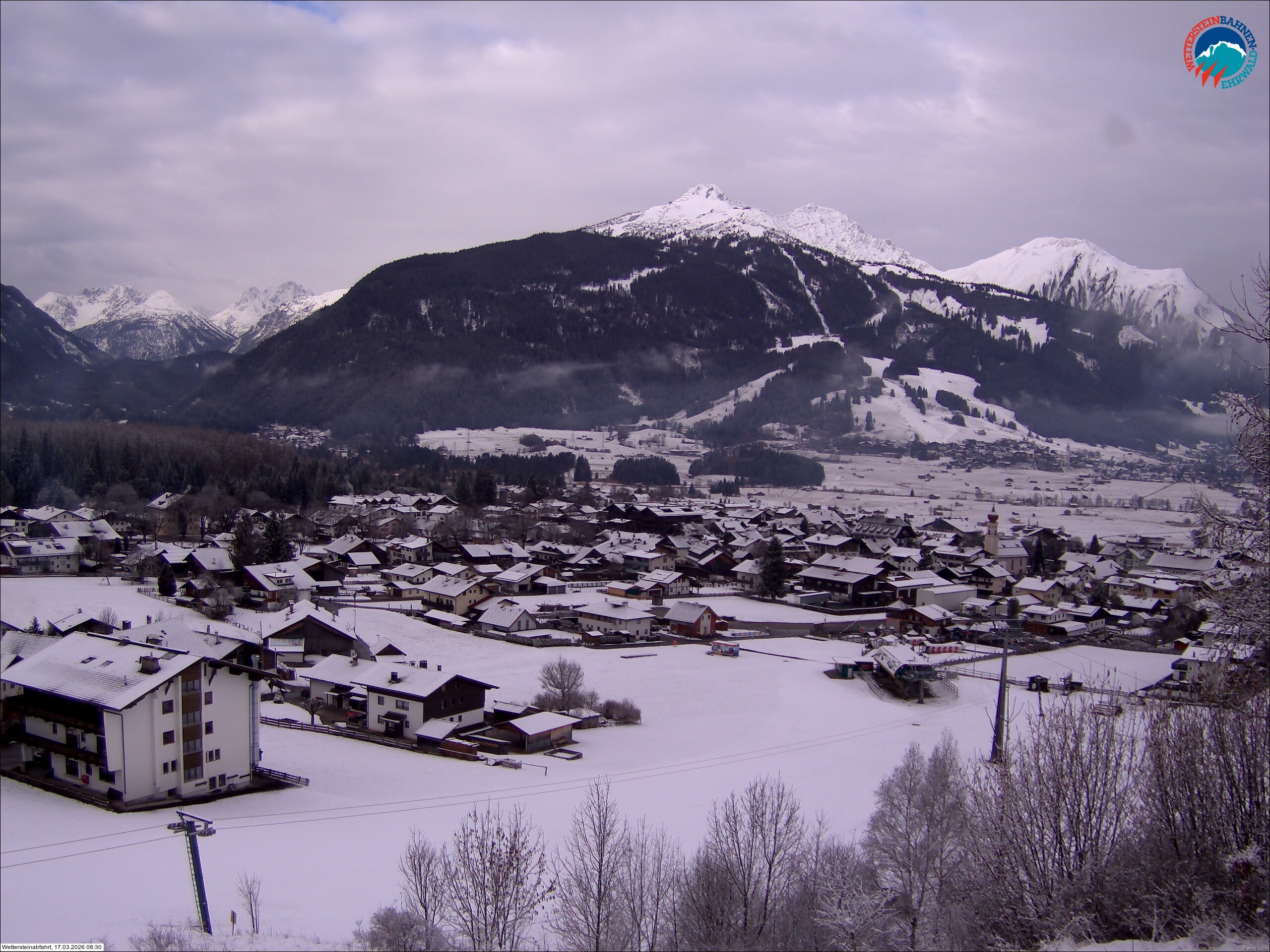 Archiv Foto Webcam Sonnenhang Sessellift Ehrwald