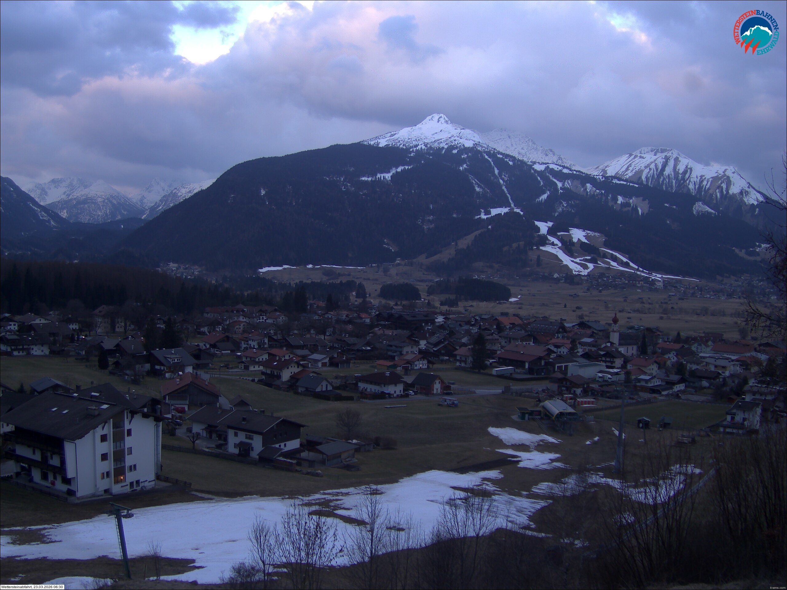 Archiv Foto Webcam Sonnenhang Sessellift Ehrwald