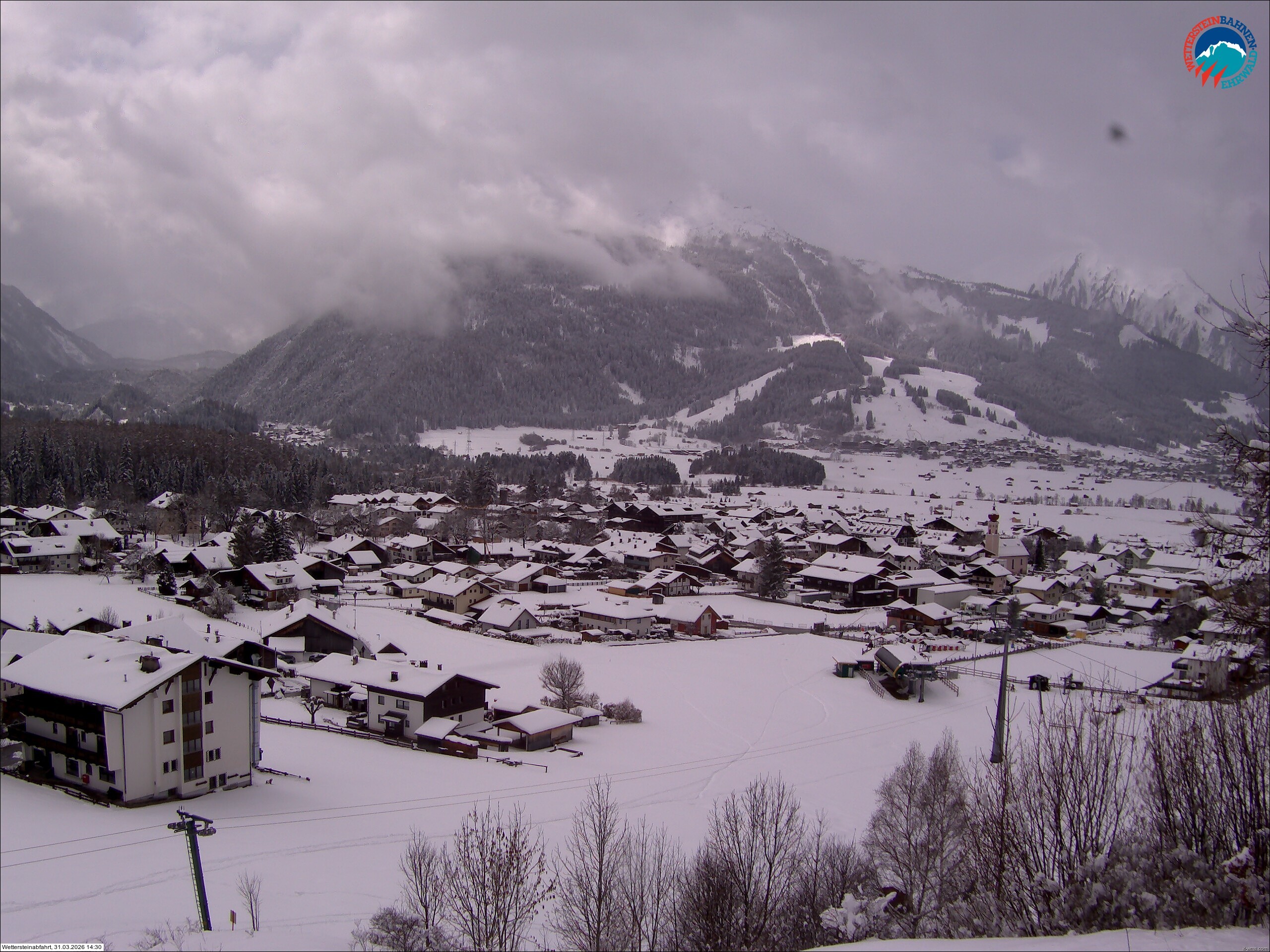 Archiv Foto Webcam Sonnenhang Sessellift Ehrwald