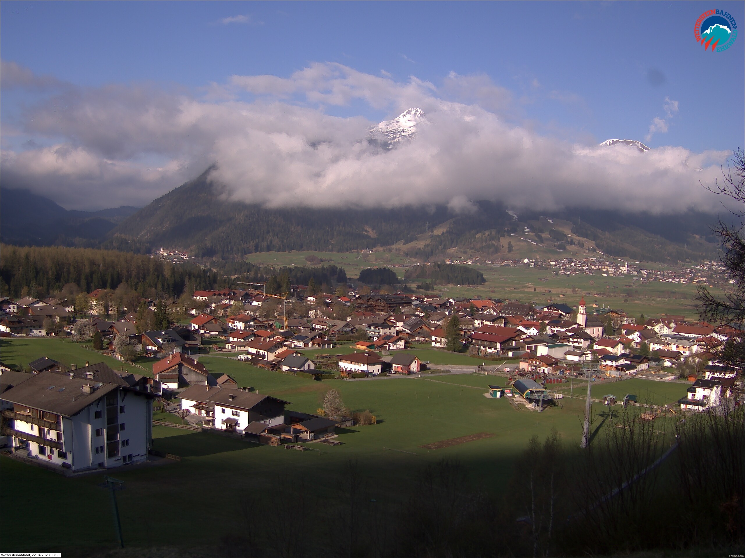 Archiv Foto Webcam Sonnenhang Sessellift Ehrwald