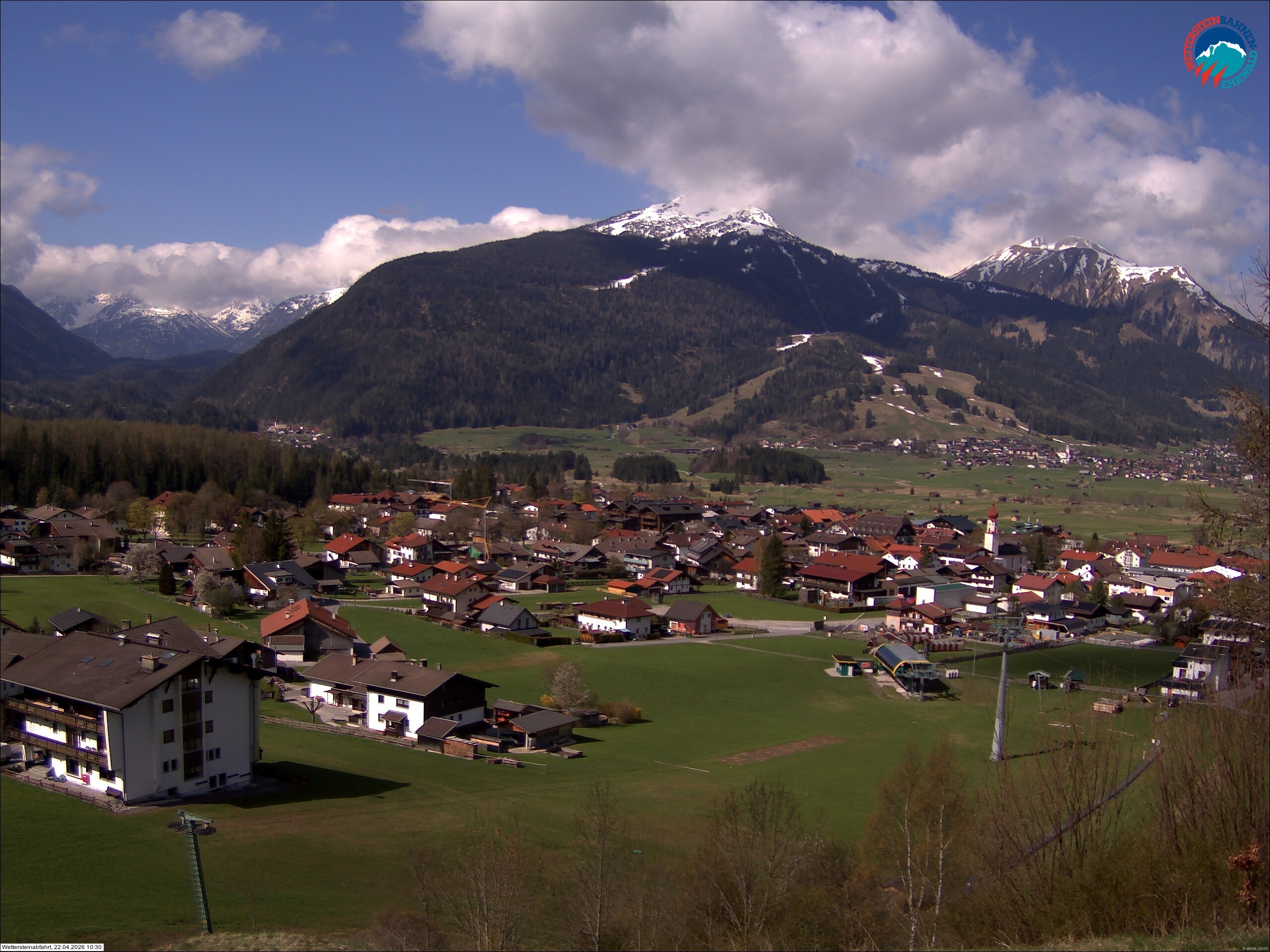 Archiv Foto Webcam Sonnenhang Sessellift Ehrwald