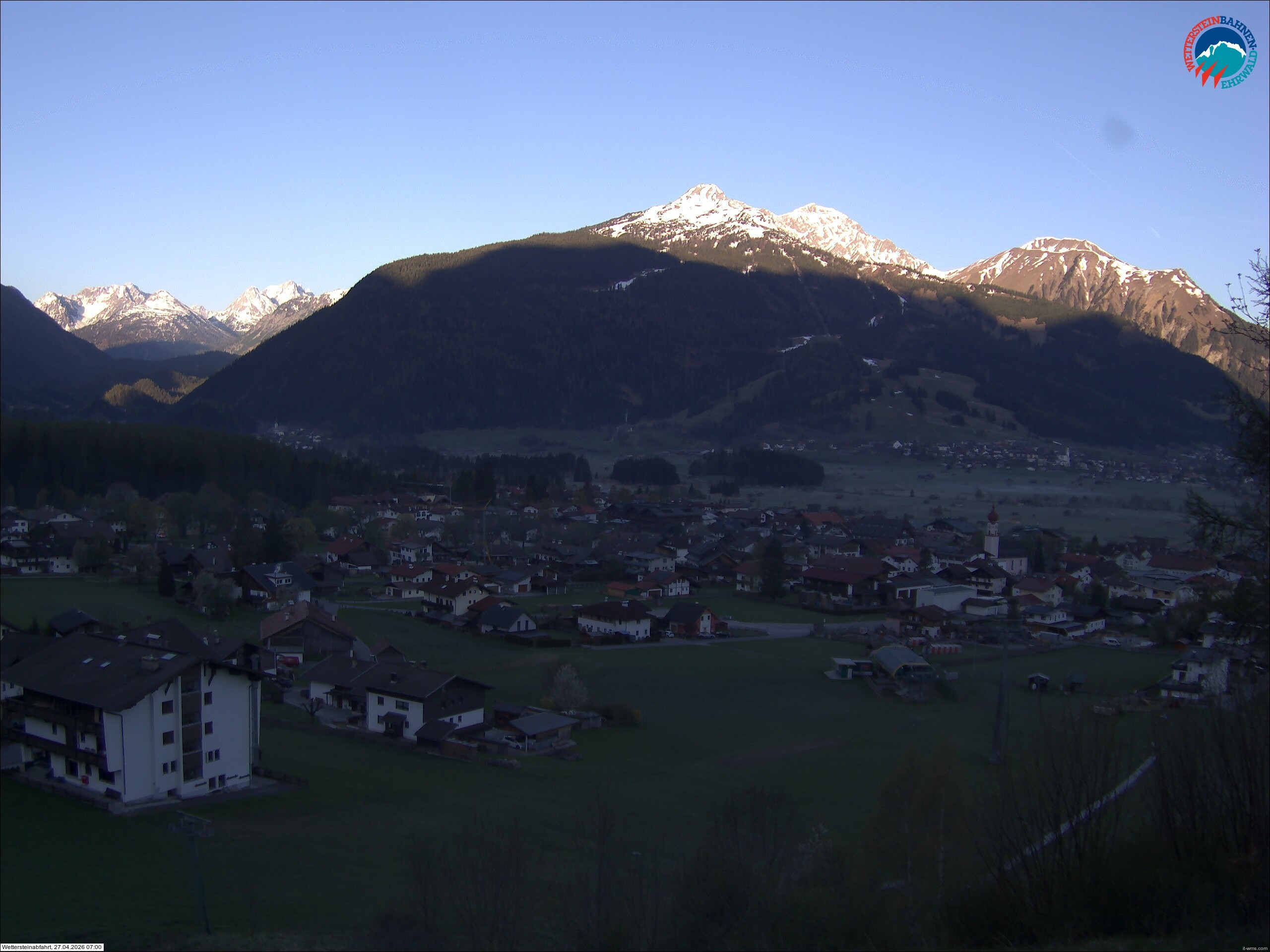 Archiv Foto Webcam Sonnenhang Sessellift Ehrwald