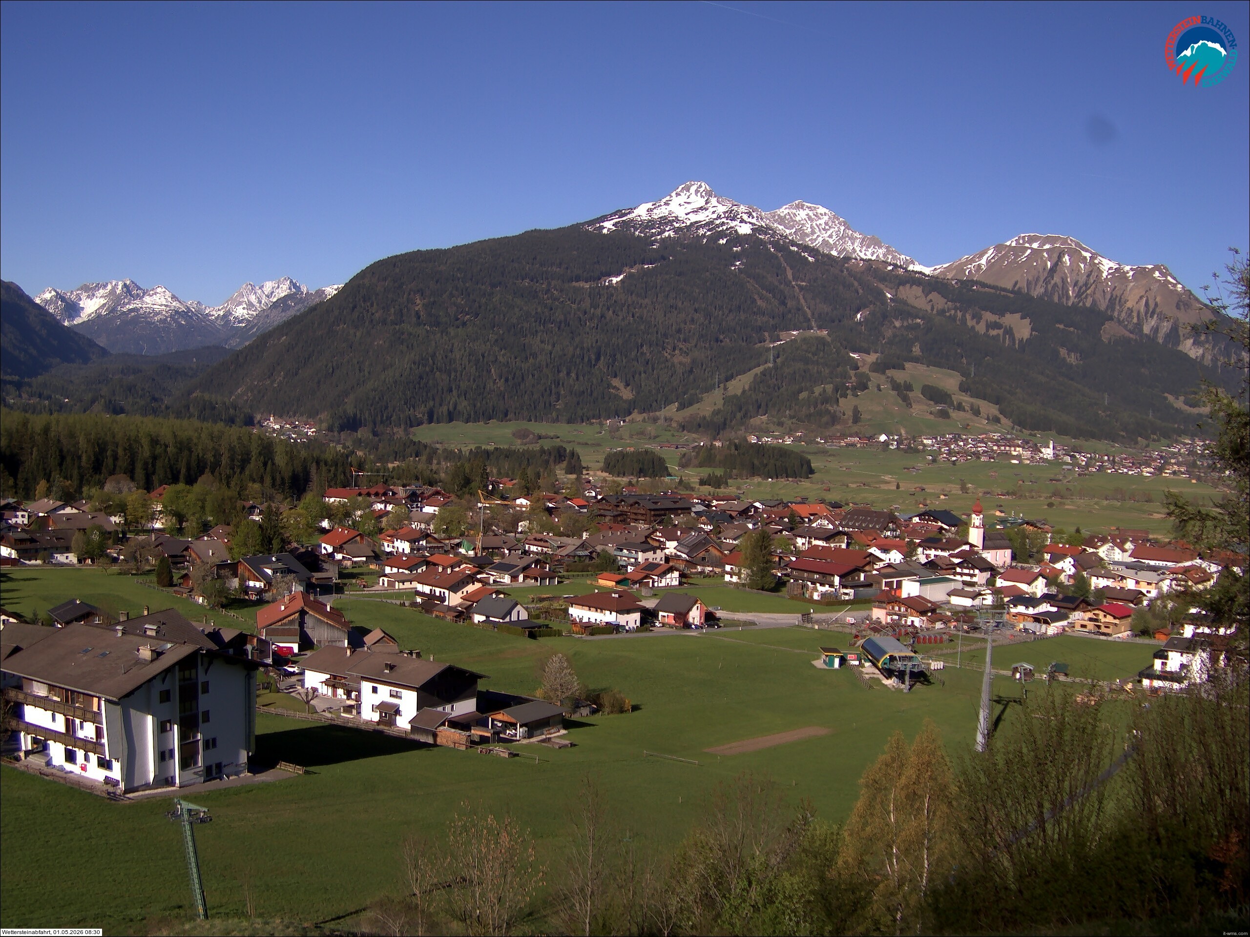 Archiv Foto Webcam Sonnenhang Sessellift Ehrwald