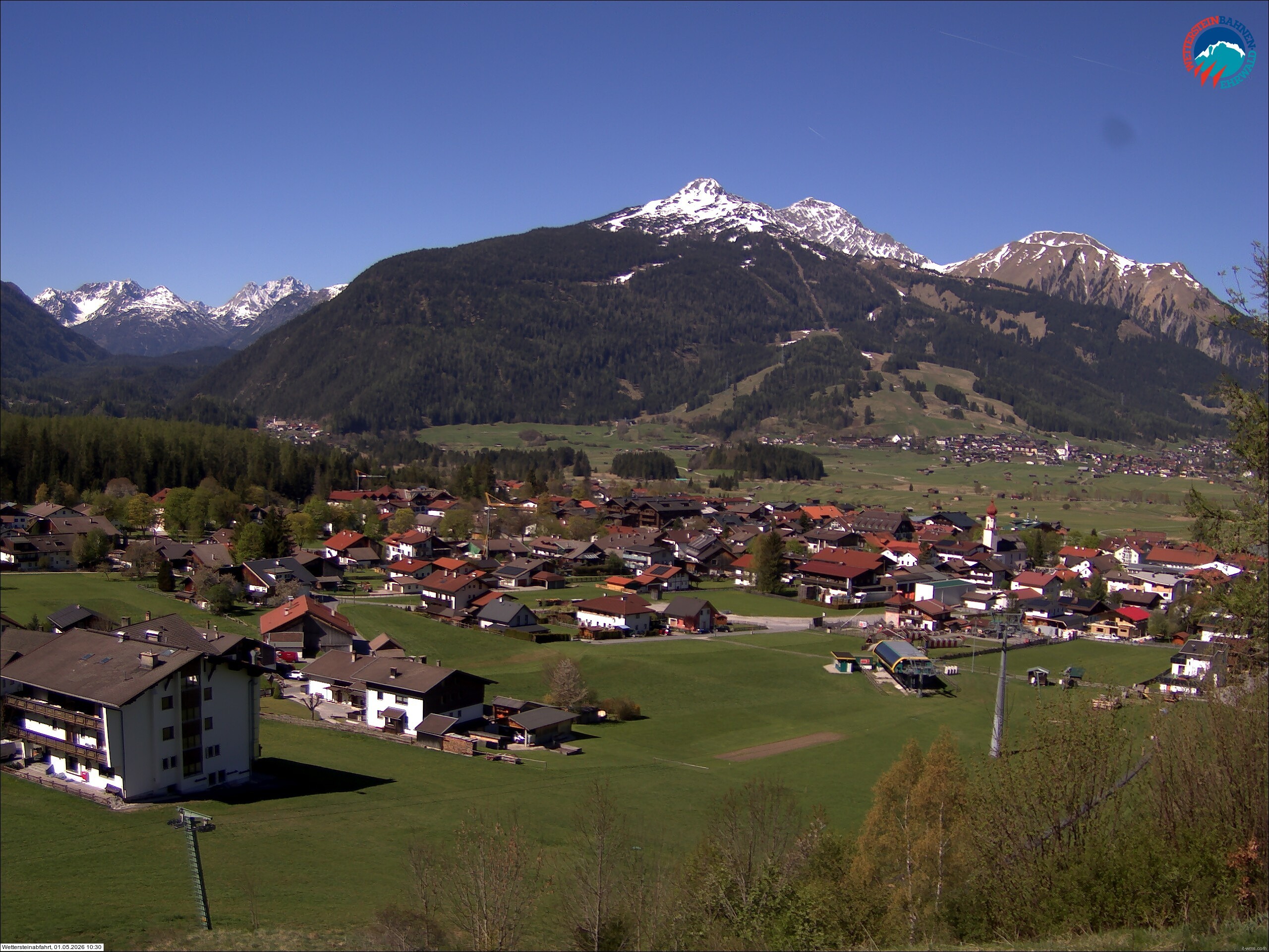 Archiv Foto Webcam Sonnenhang Sessellift Ehrwald