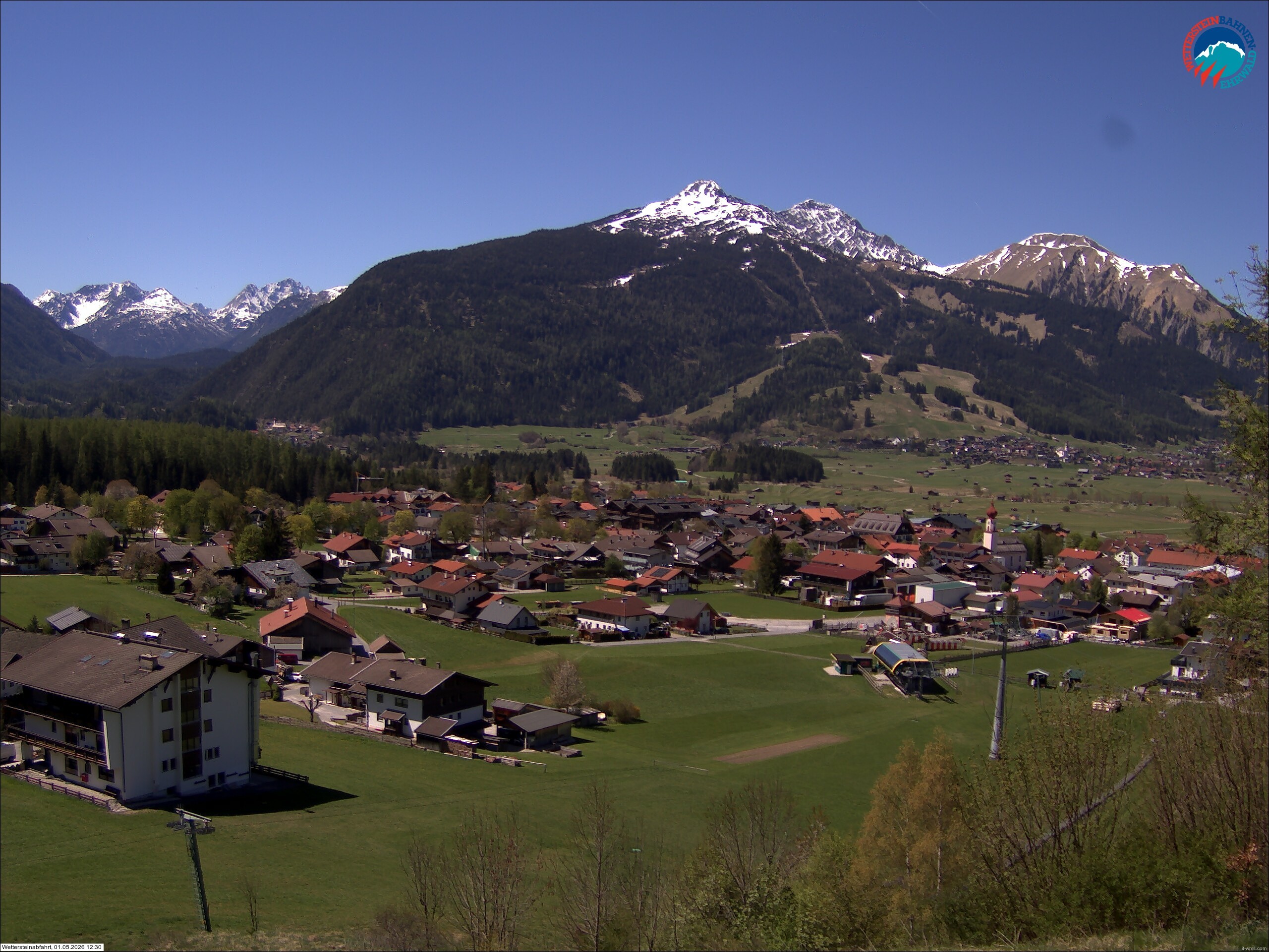 Archiv Foto Webcam Sonnenhang Sessellift Ehrwald