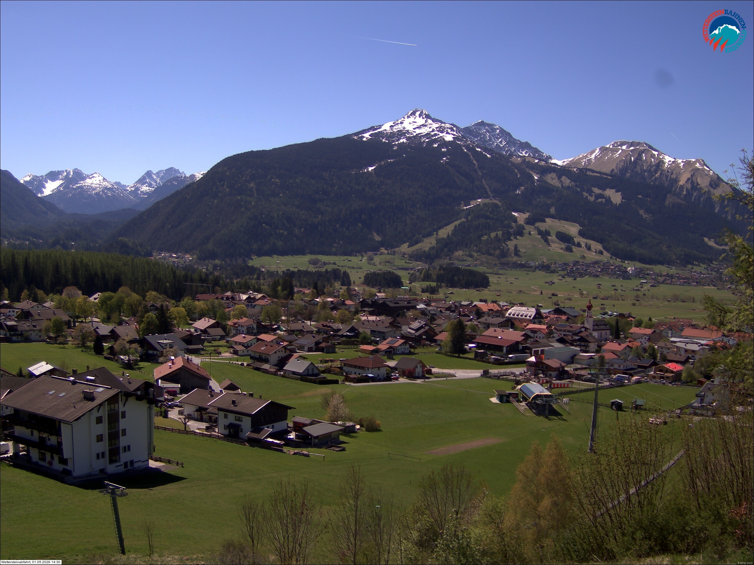 Archiv Foto Webcam Sonnenhang Sessellift Ehrwald