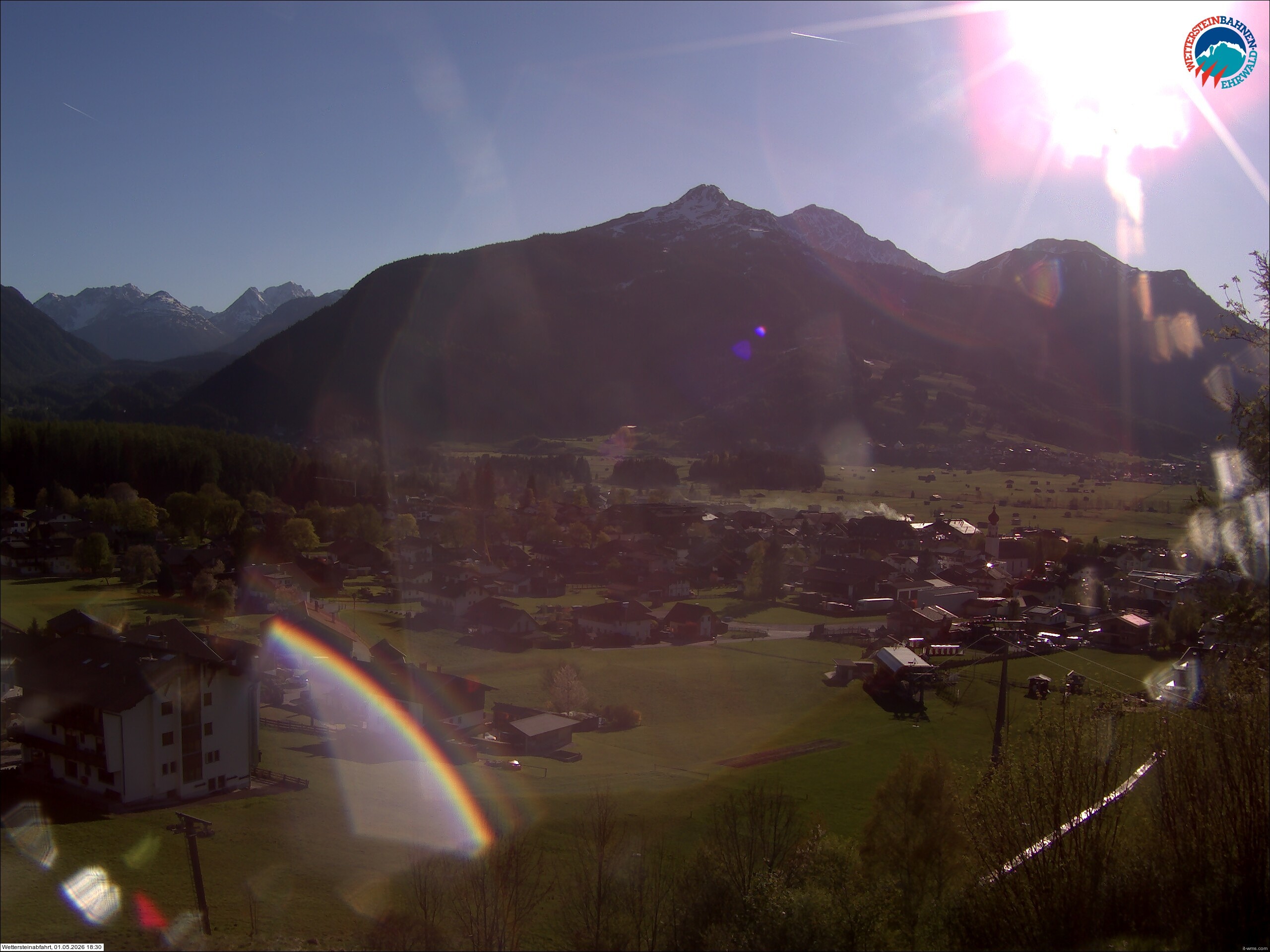 Archiv Foto Webcam Sonnenhang Sessellift Ehrwald