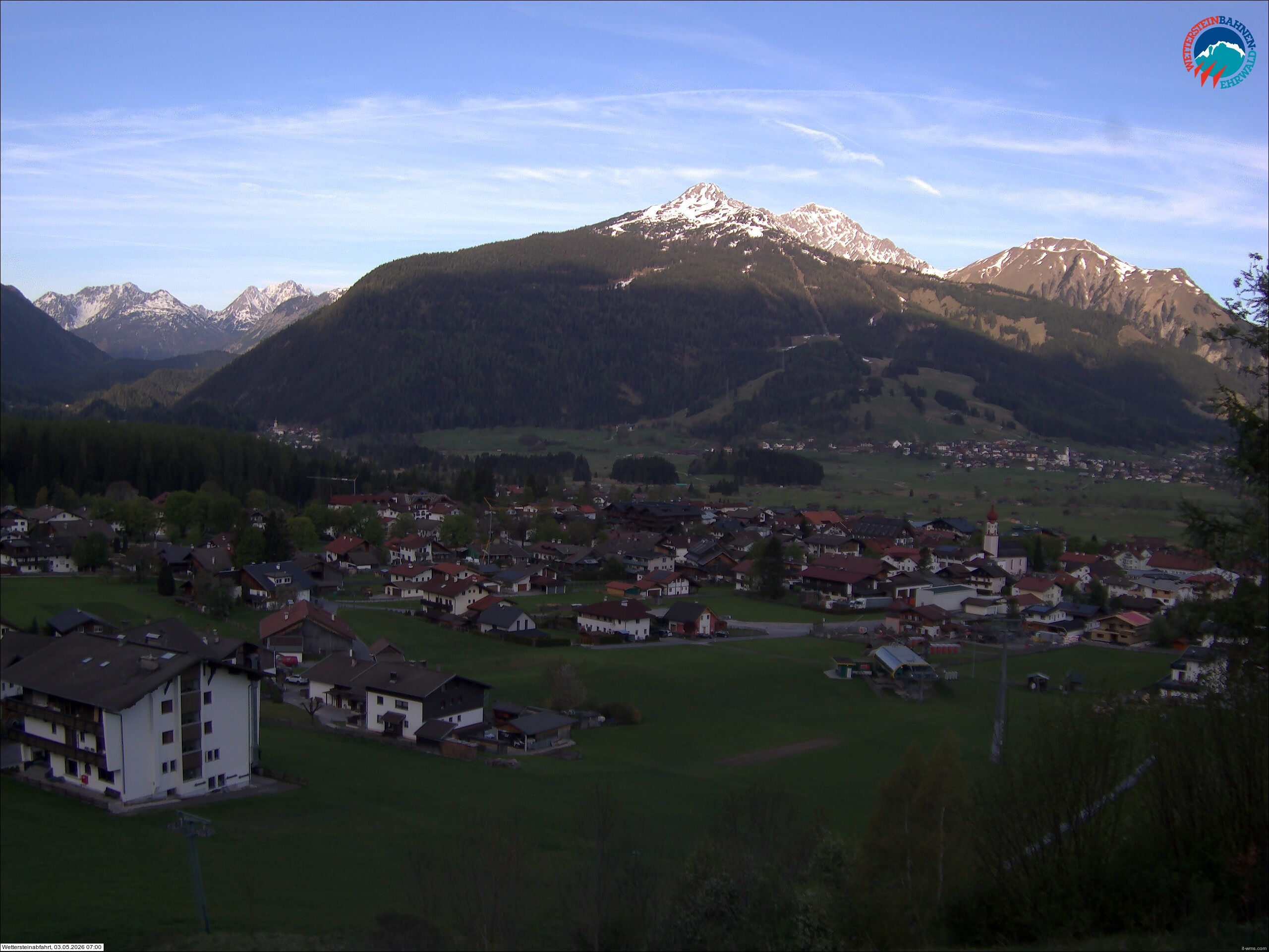 Archiv Foto Webcam Sonnenhang Sessellift Ehrwald