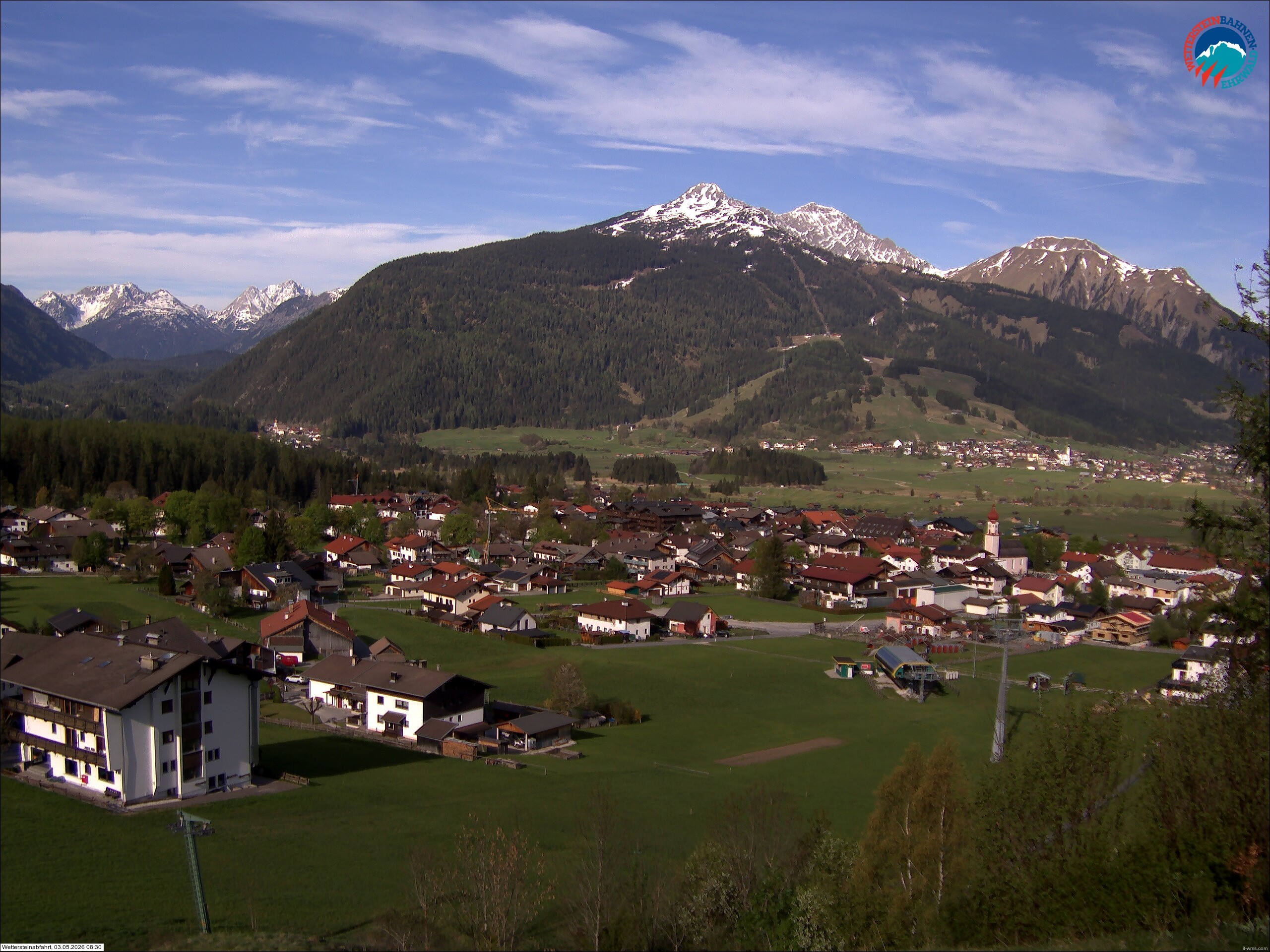 Archiv Foto Webcam Sonnenhang Sessellift Ehrwald