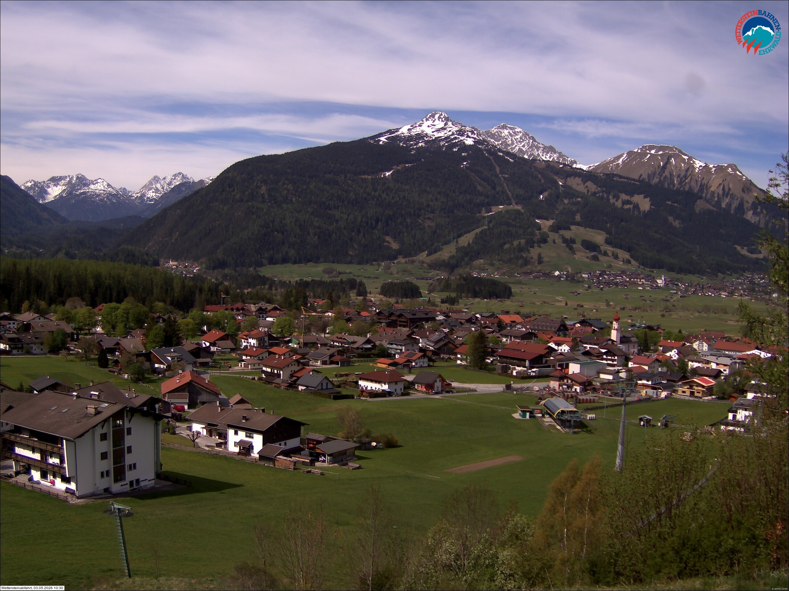 Archiv Foto Webcam Sonnenhang Sessellift Ehrwald