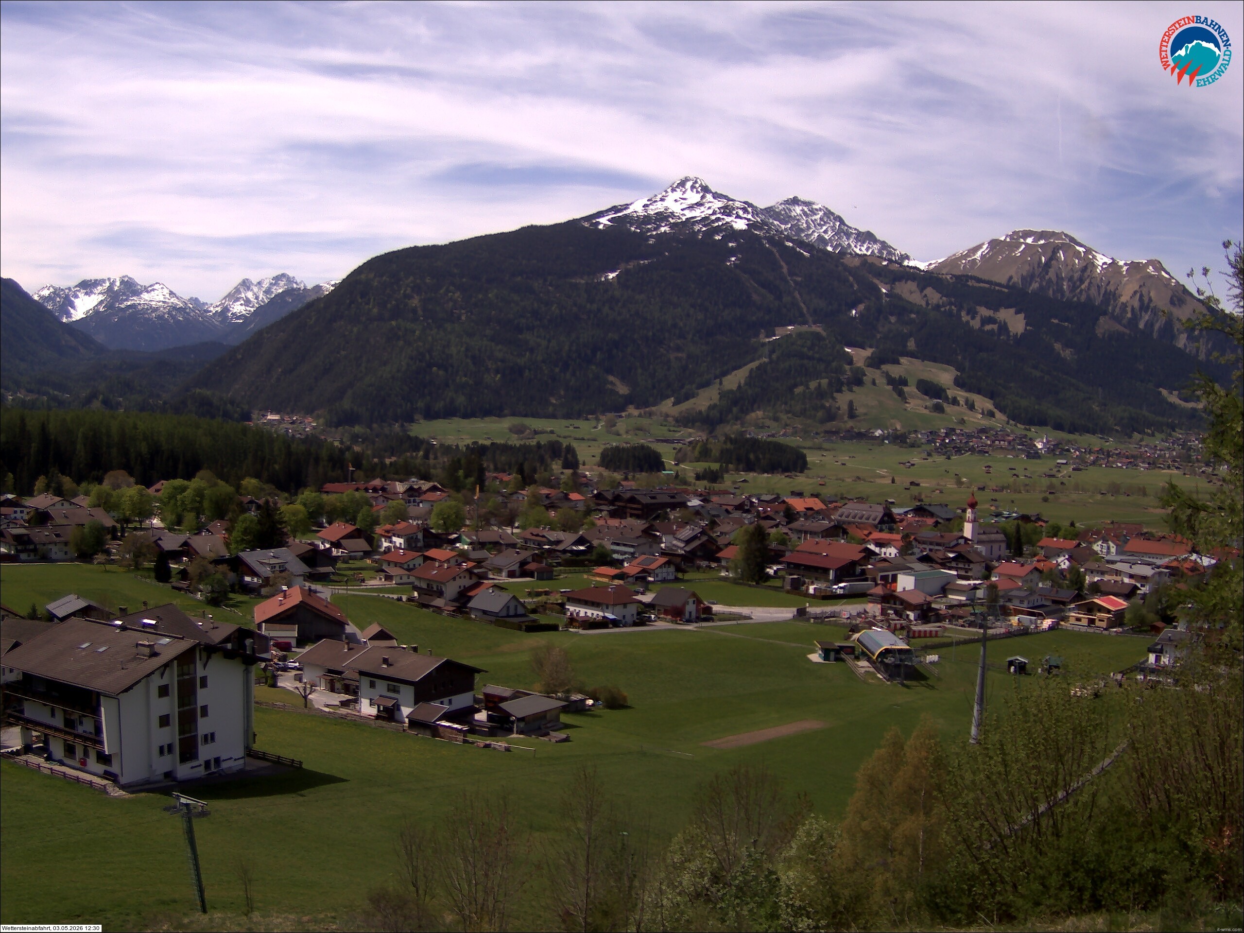 Archiv Foto Webcam Sonnenhang Sessellift Ehrwald