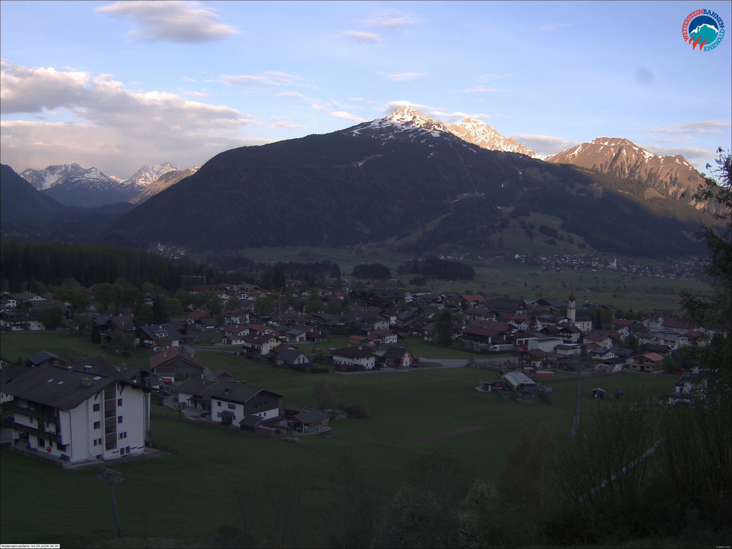 Archiv Foto Webcam Sonnenhang Sessellift Ehrwald
