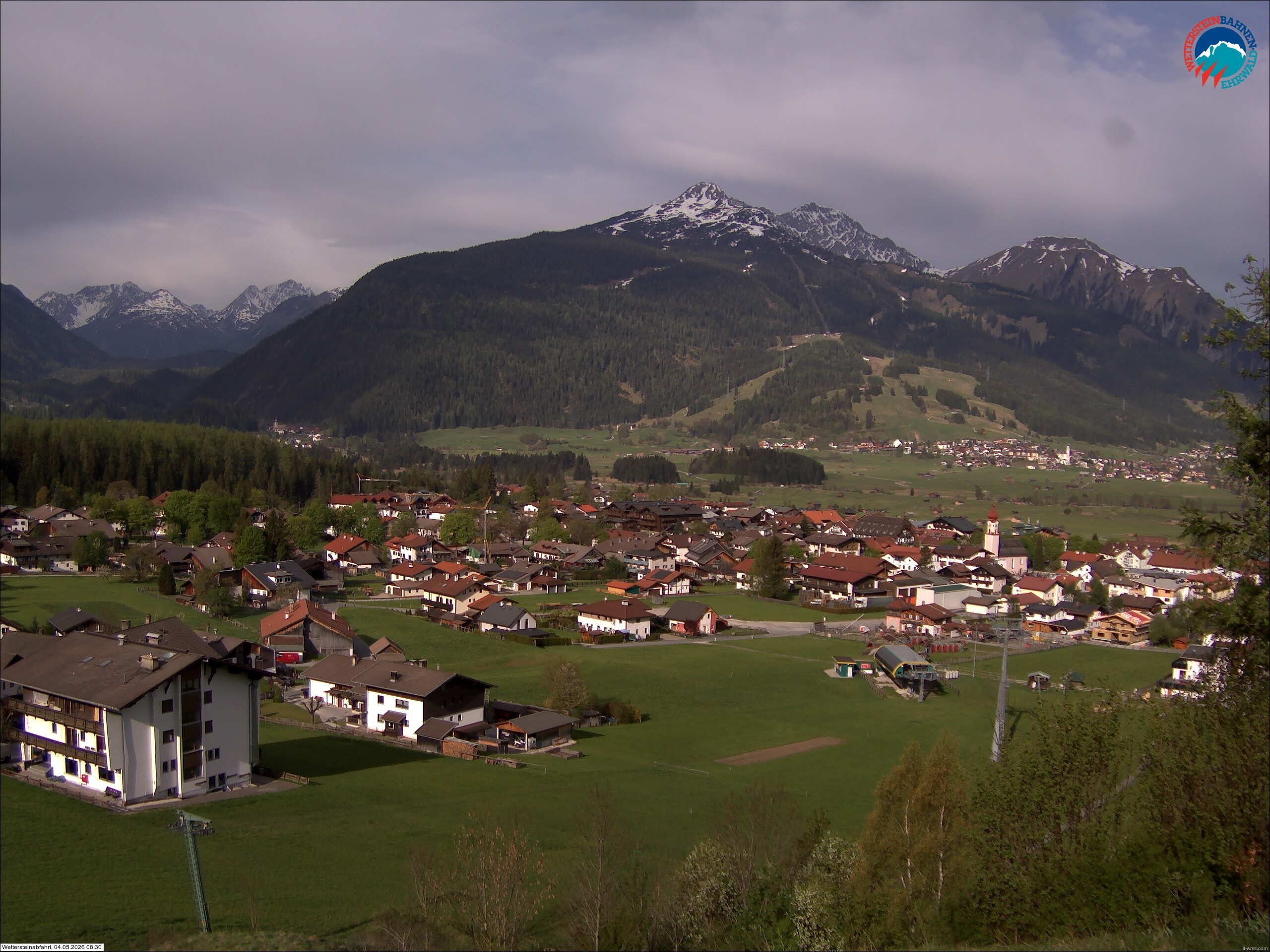 Archiv Foto Webcam Sonnenhang Sessellift Ehrwald