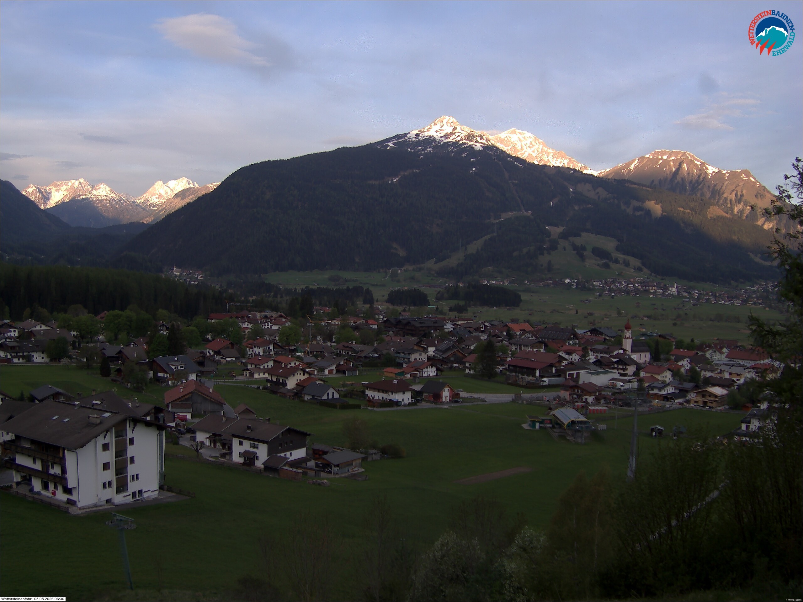 Archiv Foto Webcam Sonnenhang Sessellift Ehrwald