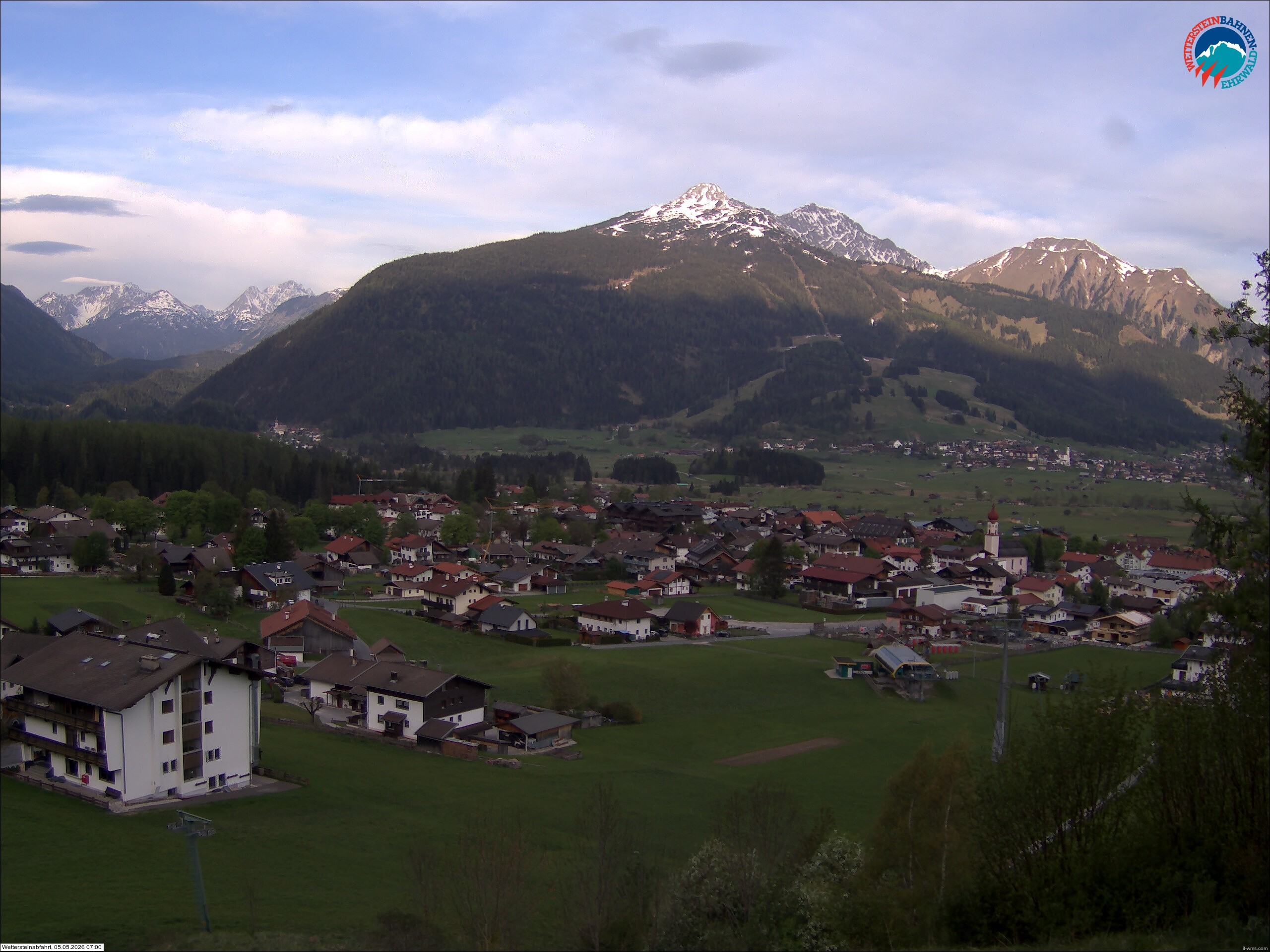 Archiv Foto Webcam Sonnenhang Sessellift Ehrwald