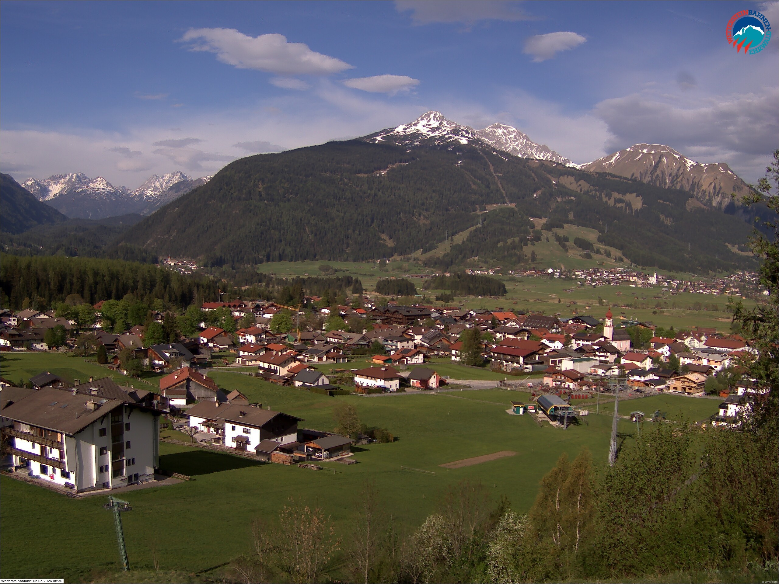 Archiv Foto Webcam Sonnenhang Sessellift Ehrwald