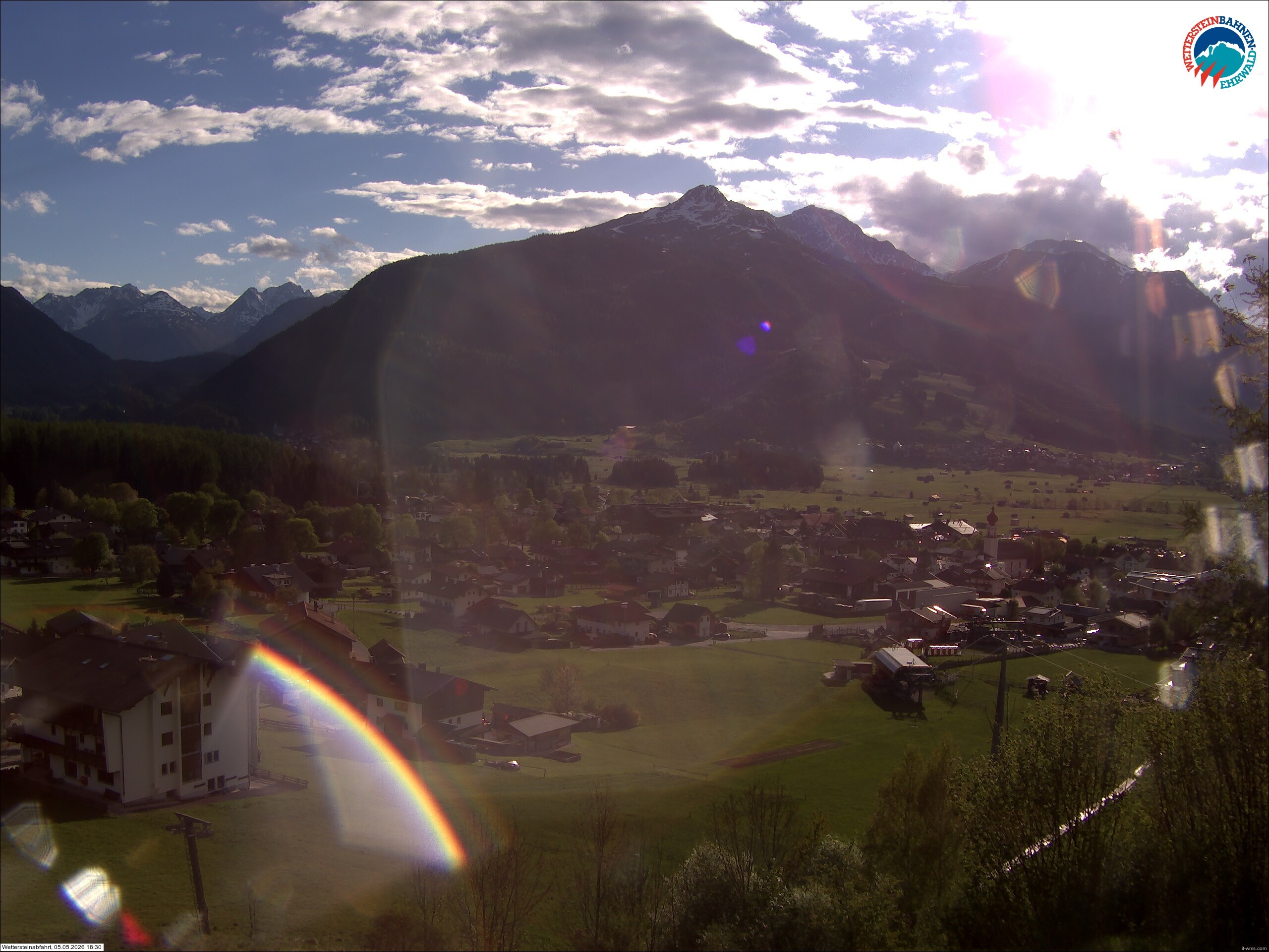 Archiv Foto Webcam Sonnenhang Sessellift Ehrwald