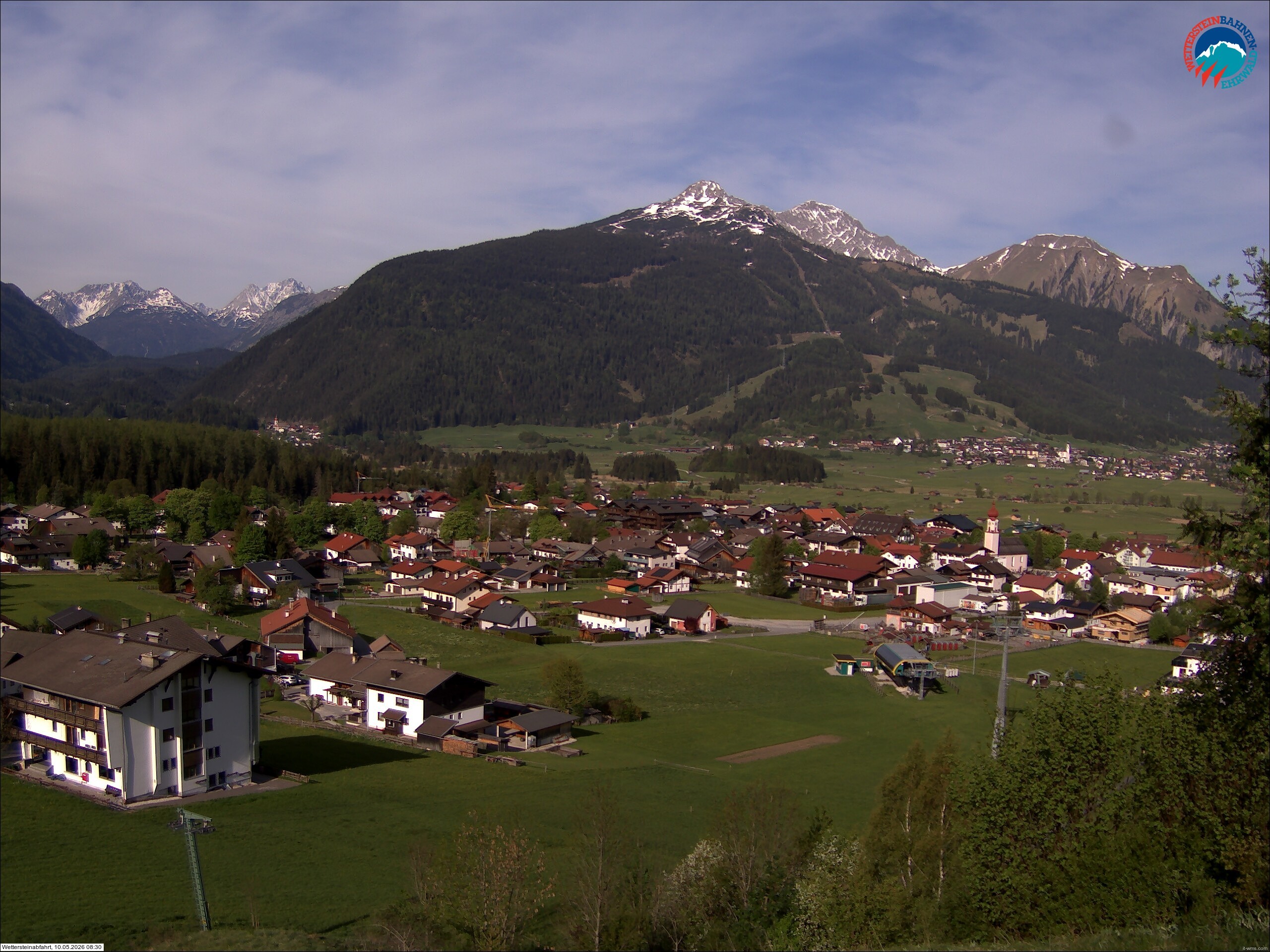 Archiv Foto Webcam Sonnenhang Sessellift Ehrwald
