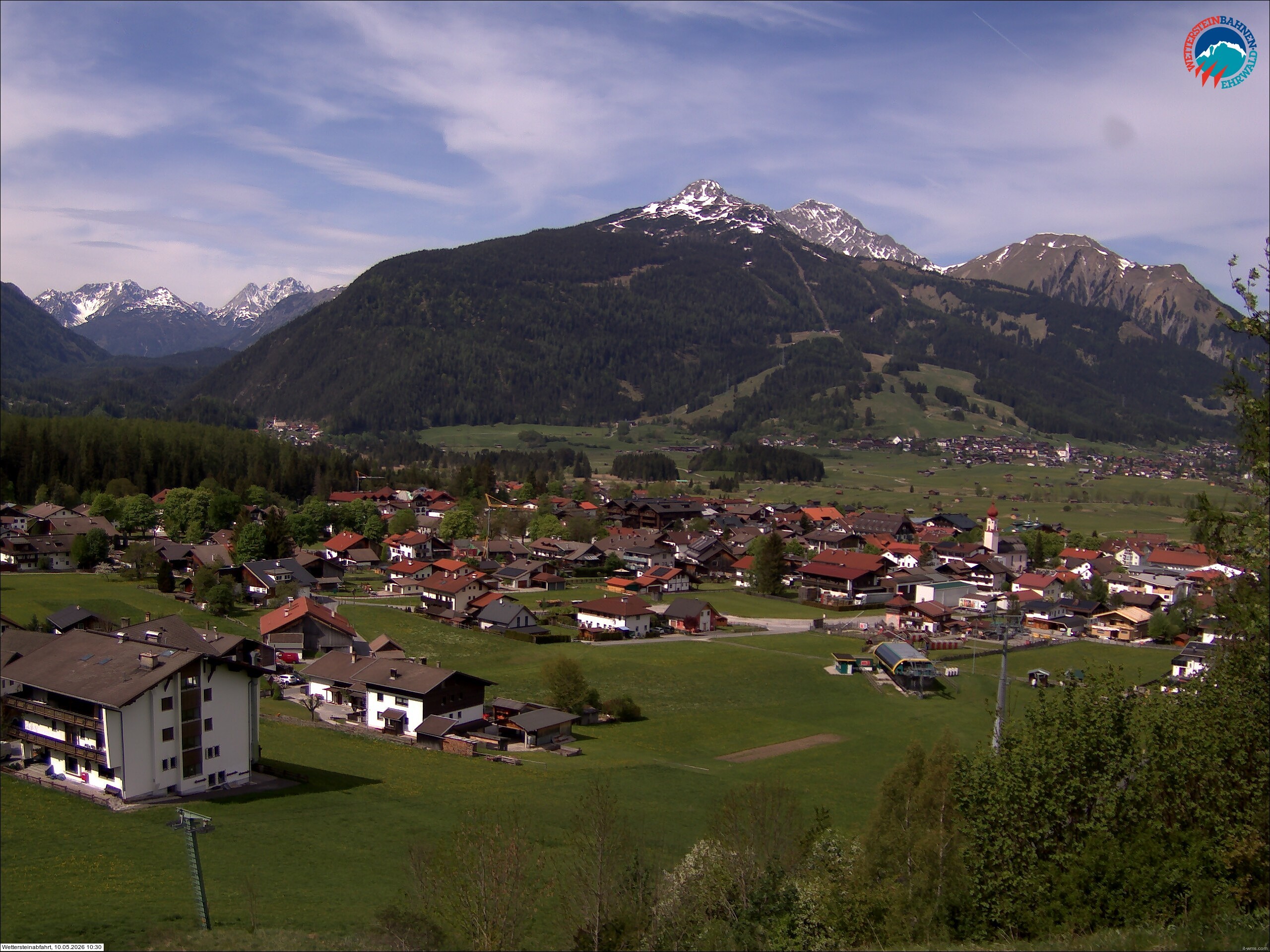 Archiv Foto Webcam Sonnenhang Sessellift Ehrwald