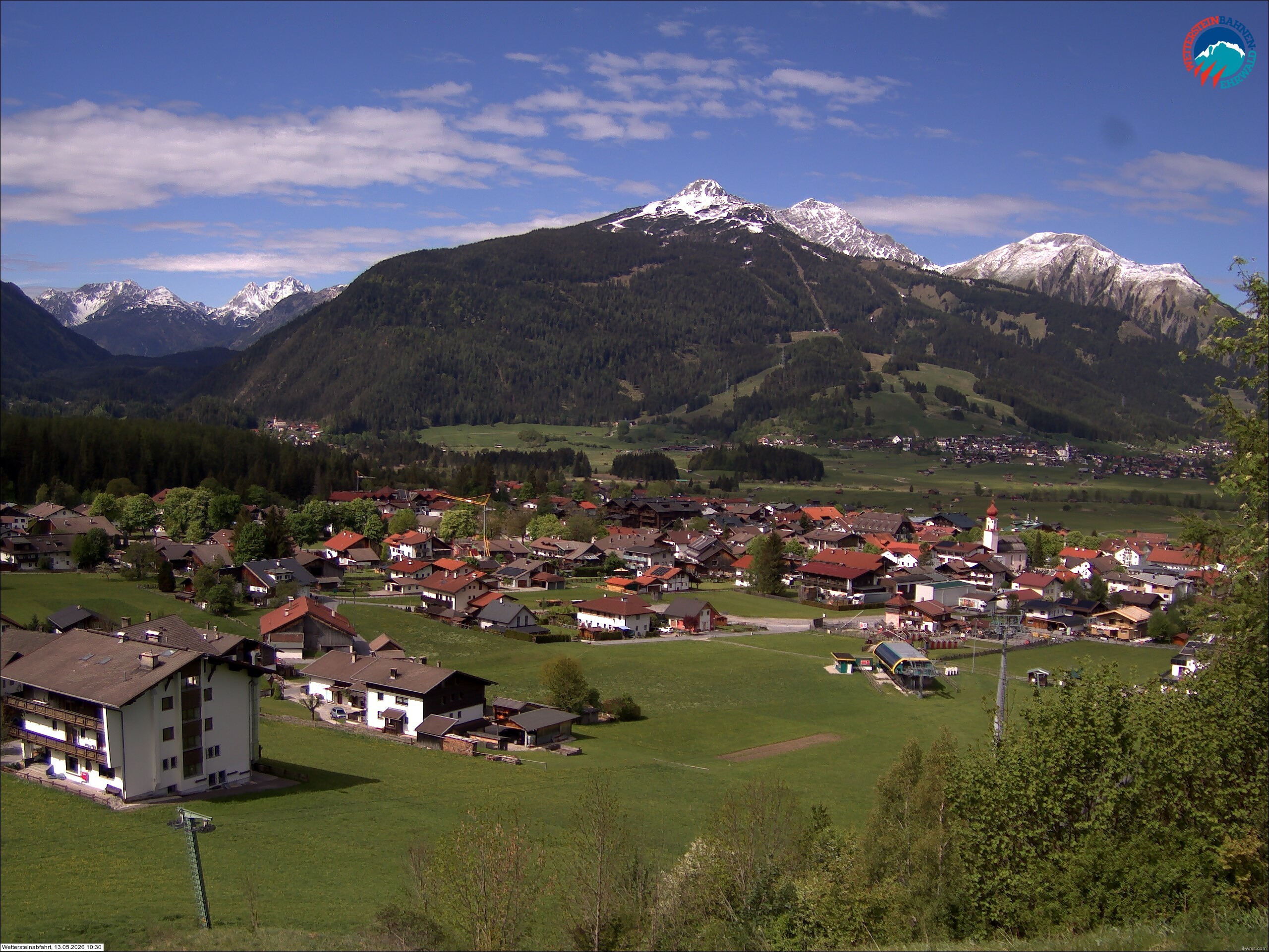 Archiv Foto Webcam Sonnenhang Sessellift Ehrwald
