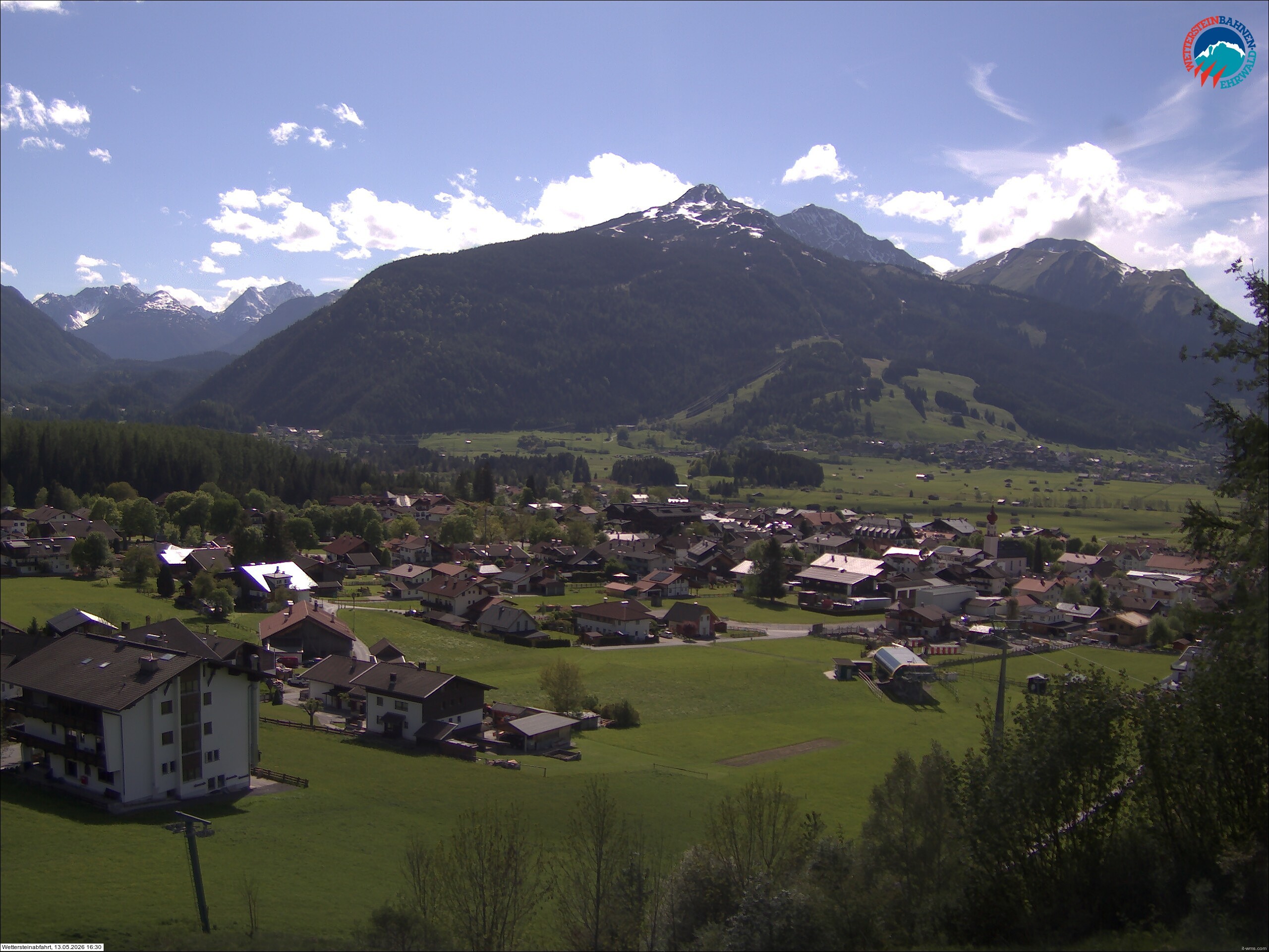 Archiv Foto Webcam Sonnenhang Sessellift Ehrwald