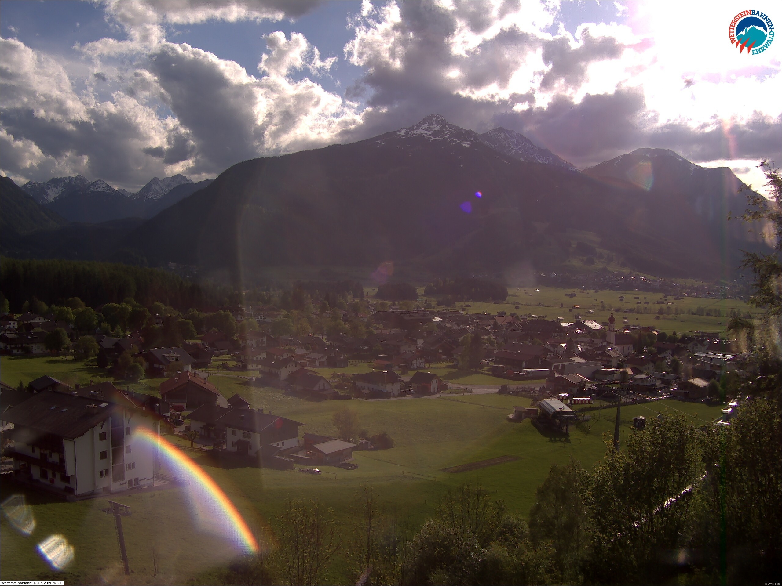 Archiv Foto Webcam Sonnenhang Sessellift Ehrwald