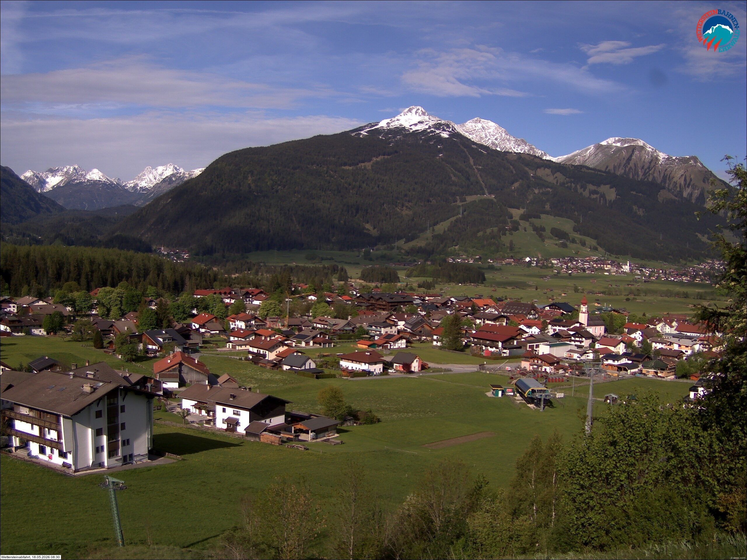 Archiv Foto Webcam Sonnenhang Sessellift Ehrwald