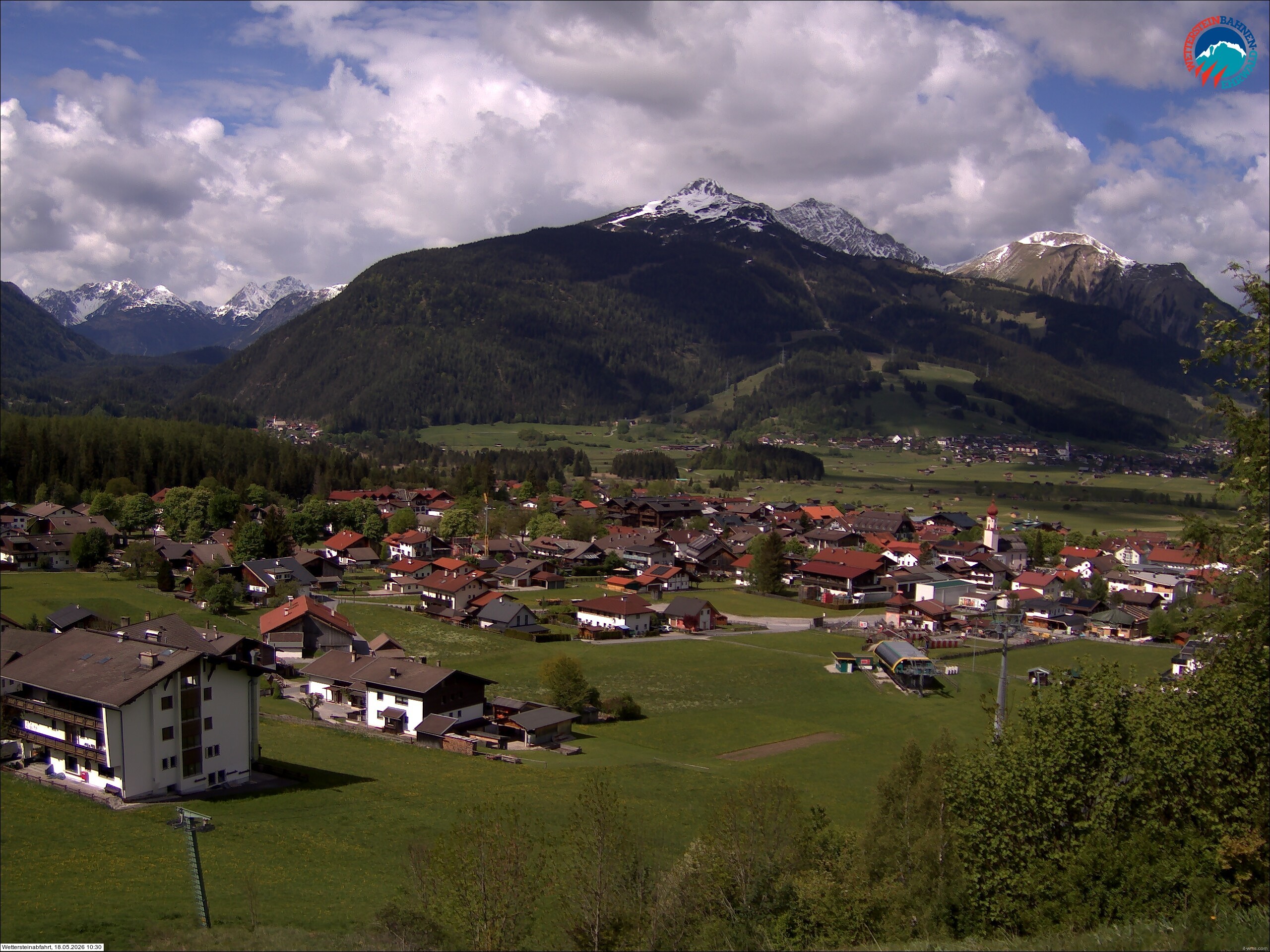 Archiv Foto Webcam Sonnenhang Sessellift Ehrwald