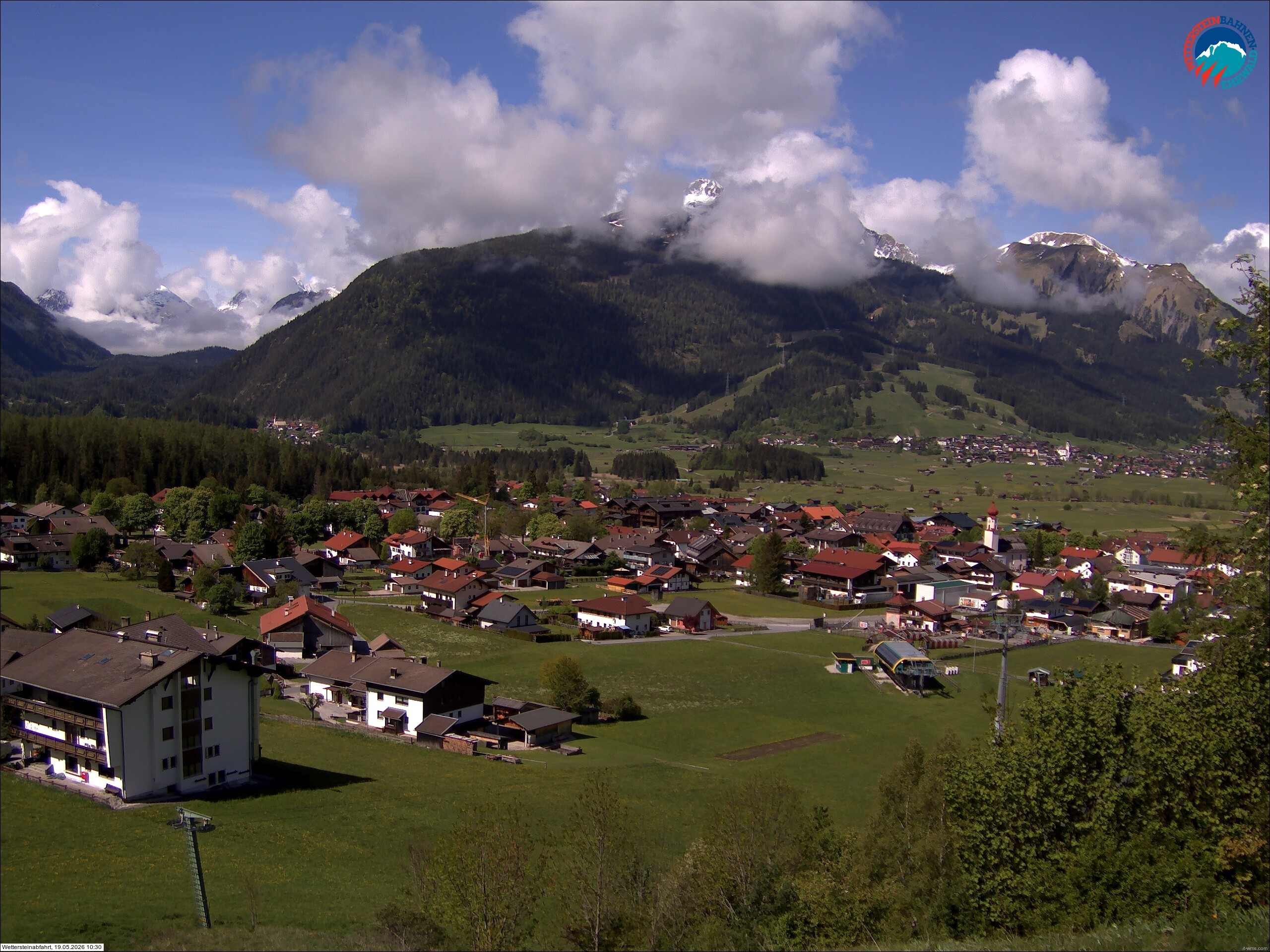 Archiv Foto Webcam Sonnenhang Sessellift Ehrwald