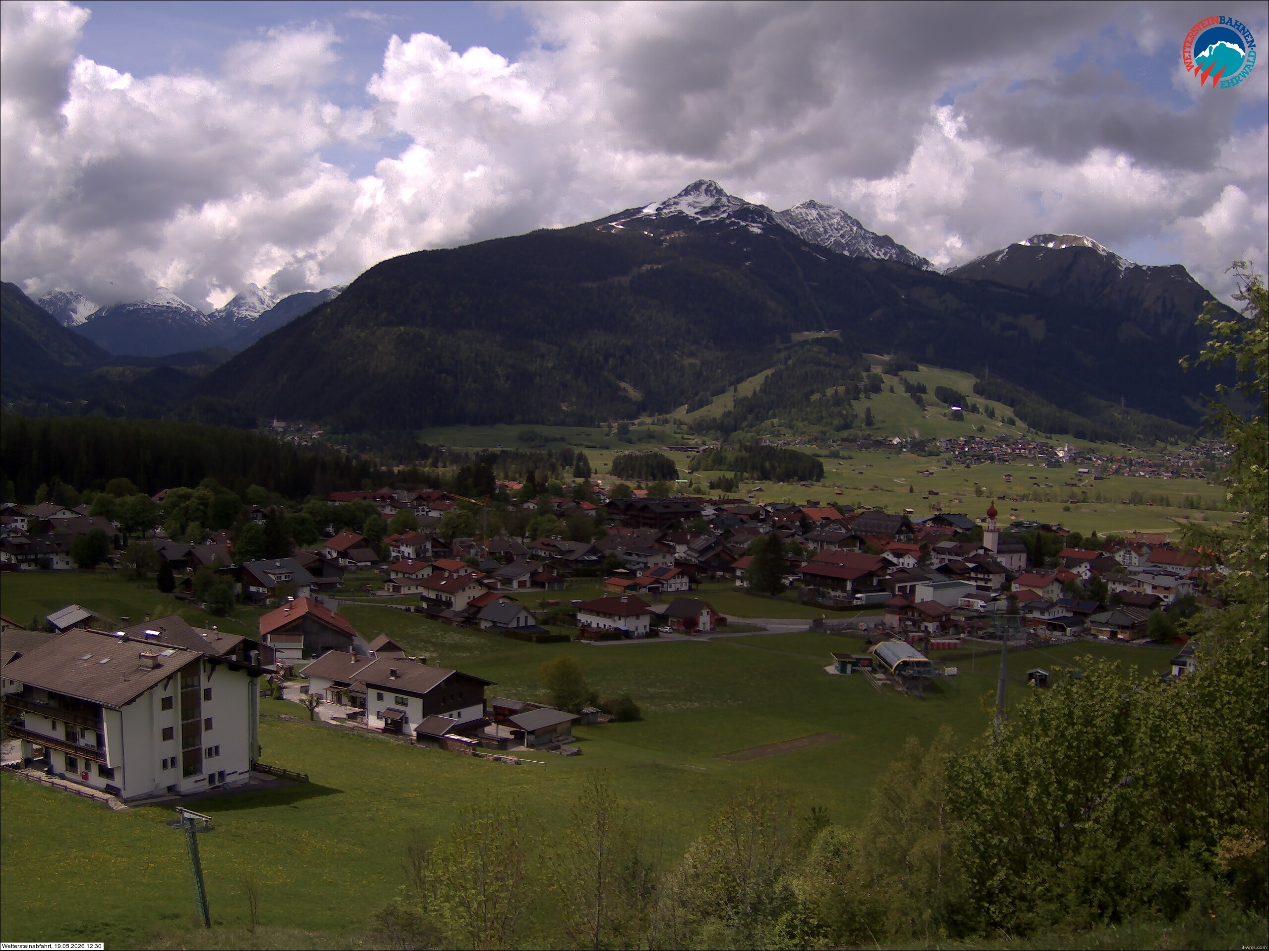 Archiv Foto Webcam Sonnenhang Sessellift Ehrwald