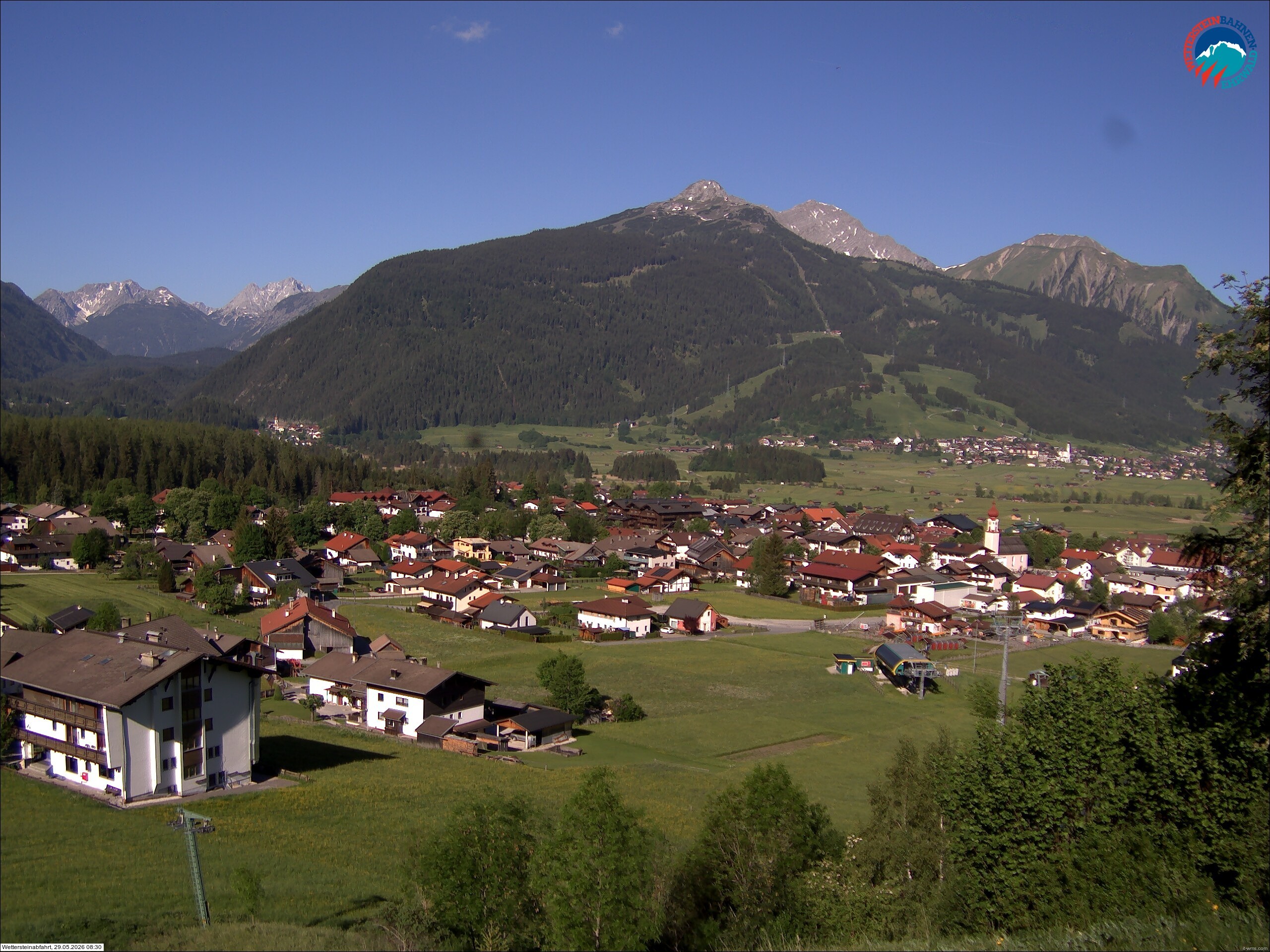 Archiv Foto Webcam Sonnenhang Sessellift Ehrwald