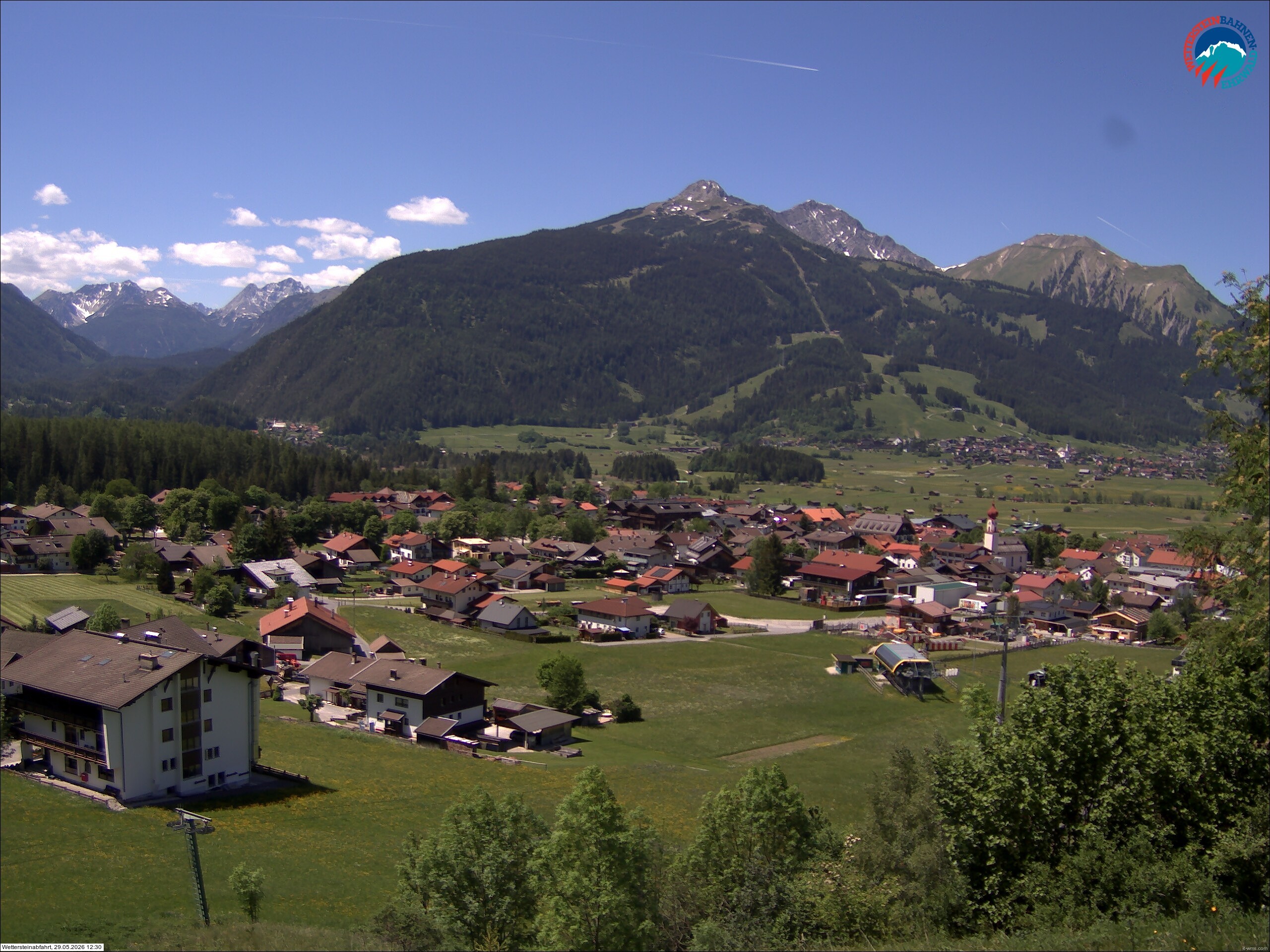Archiv Foto Webcam Sonnenhang Sessellift Ehrwald