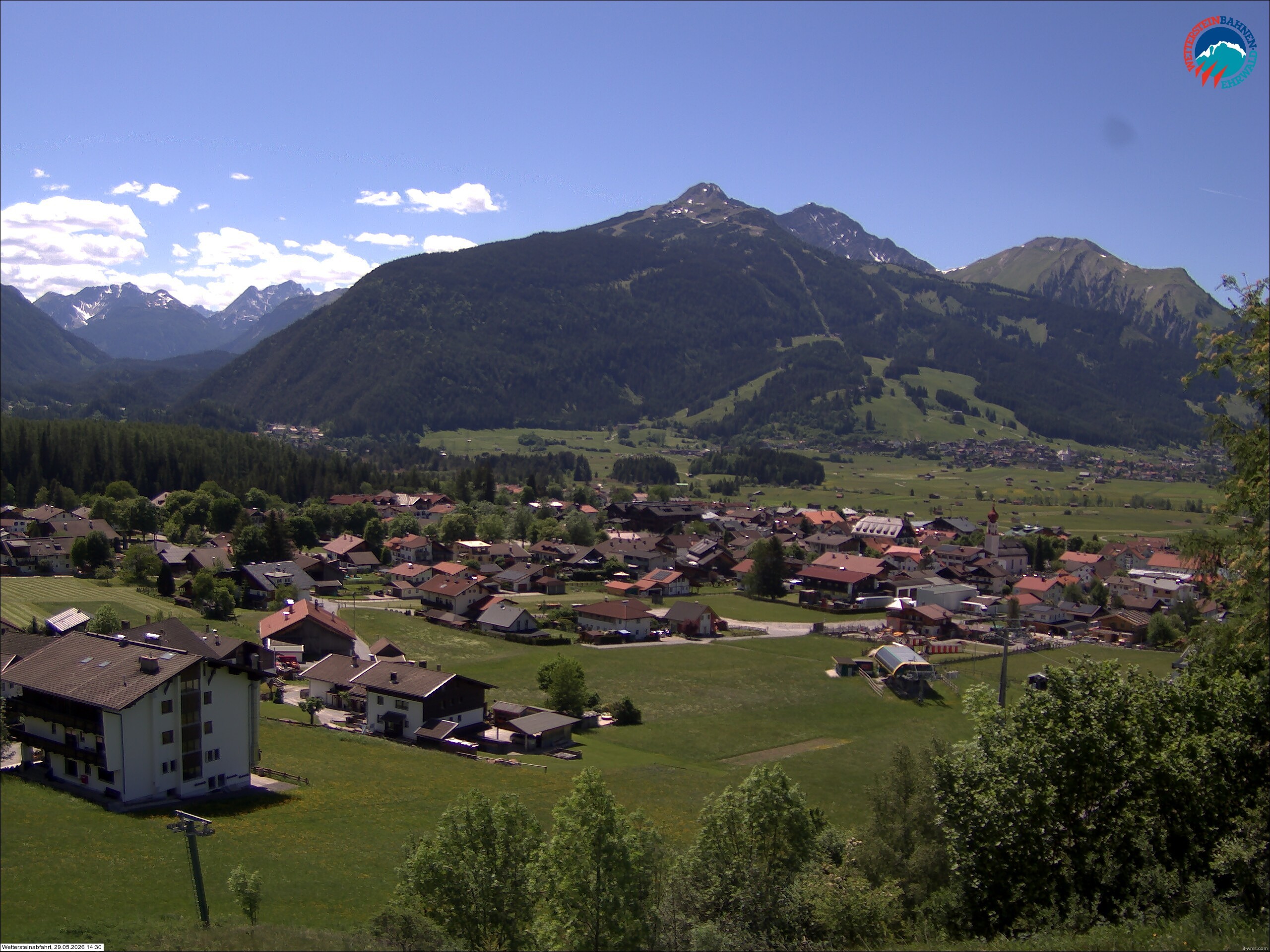 Archiv Foto Webcam Sonnenhang Sessellift Ehrwald