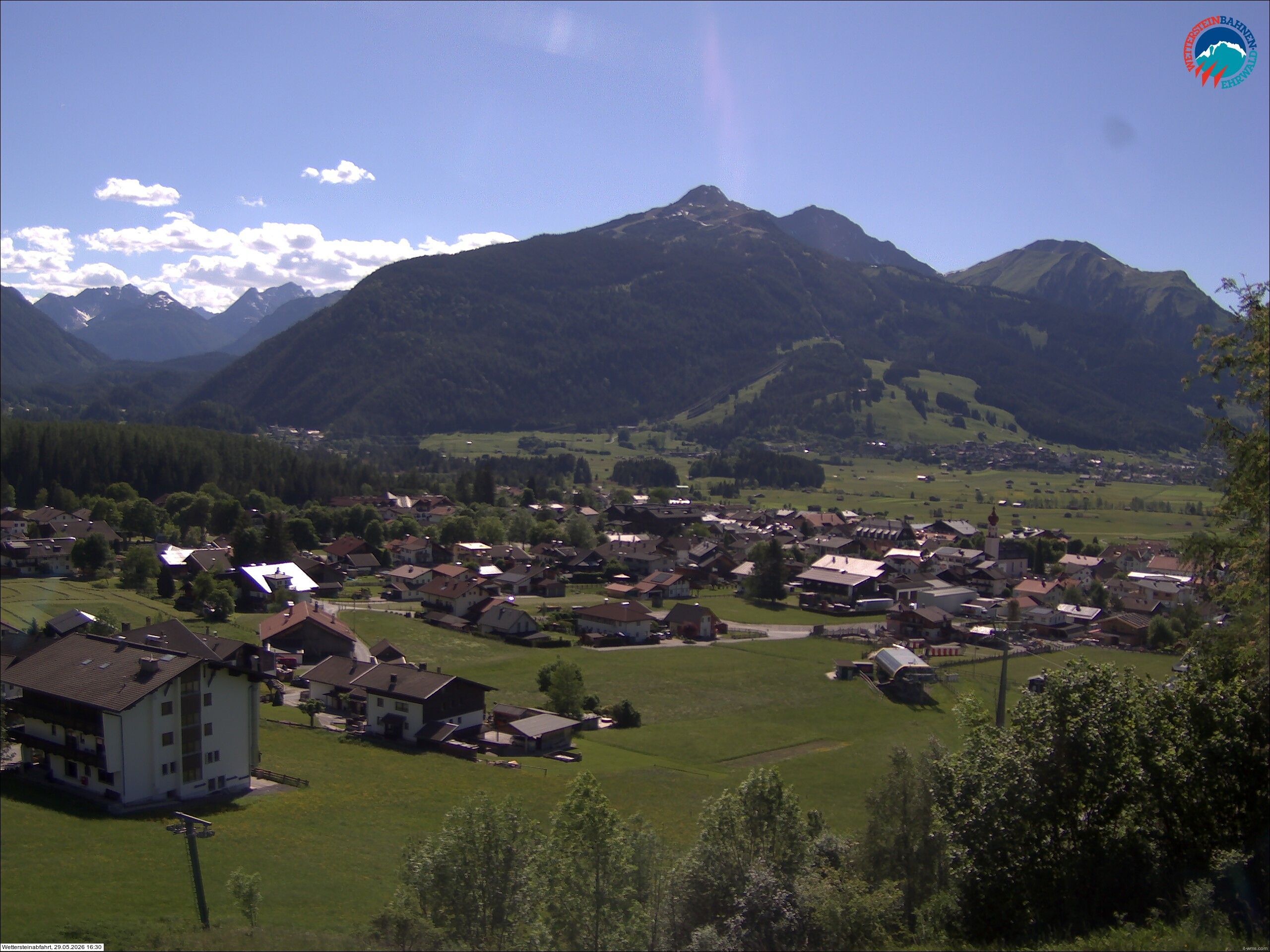 Archiv Foto Webcam Sonnenhang Sessellift Ehrwald
