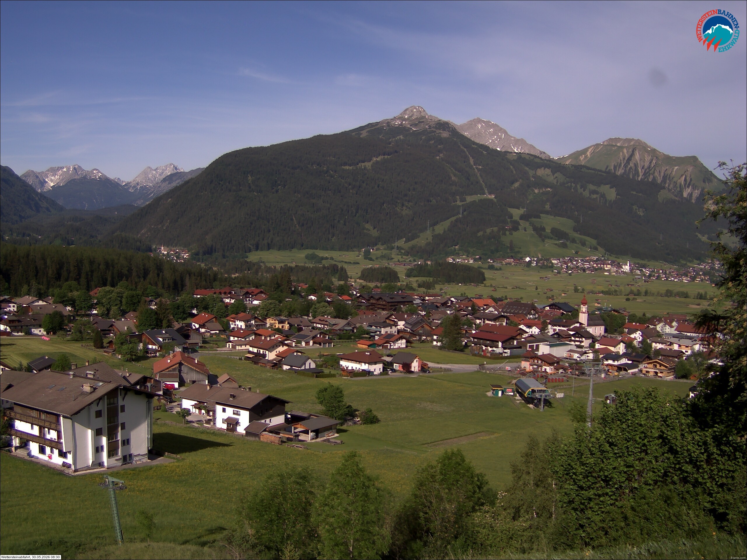 Archiv Foto Webcam Sonnenhang Sessellift Ehrwald