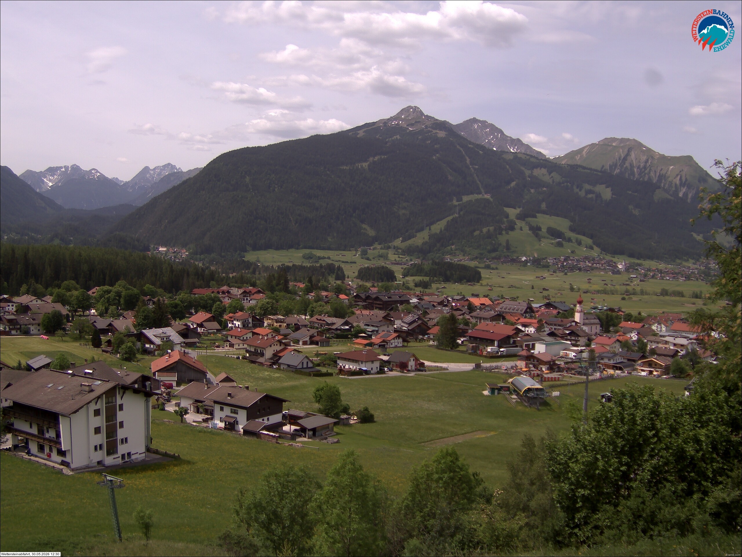 Archiv Foto Webcam Sonnenhang Sessellift Ehrwald