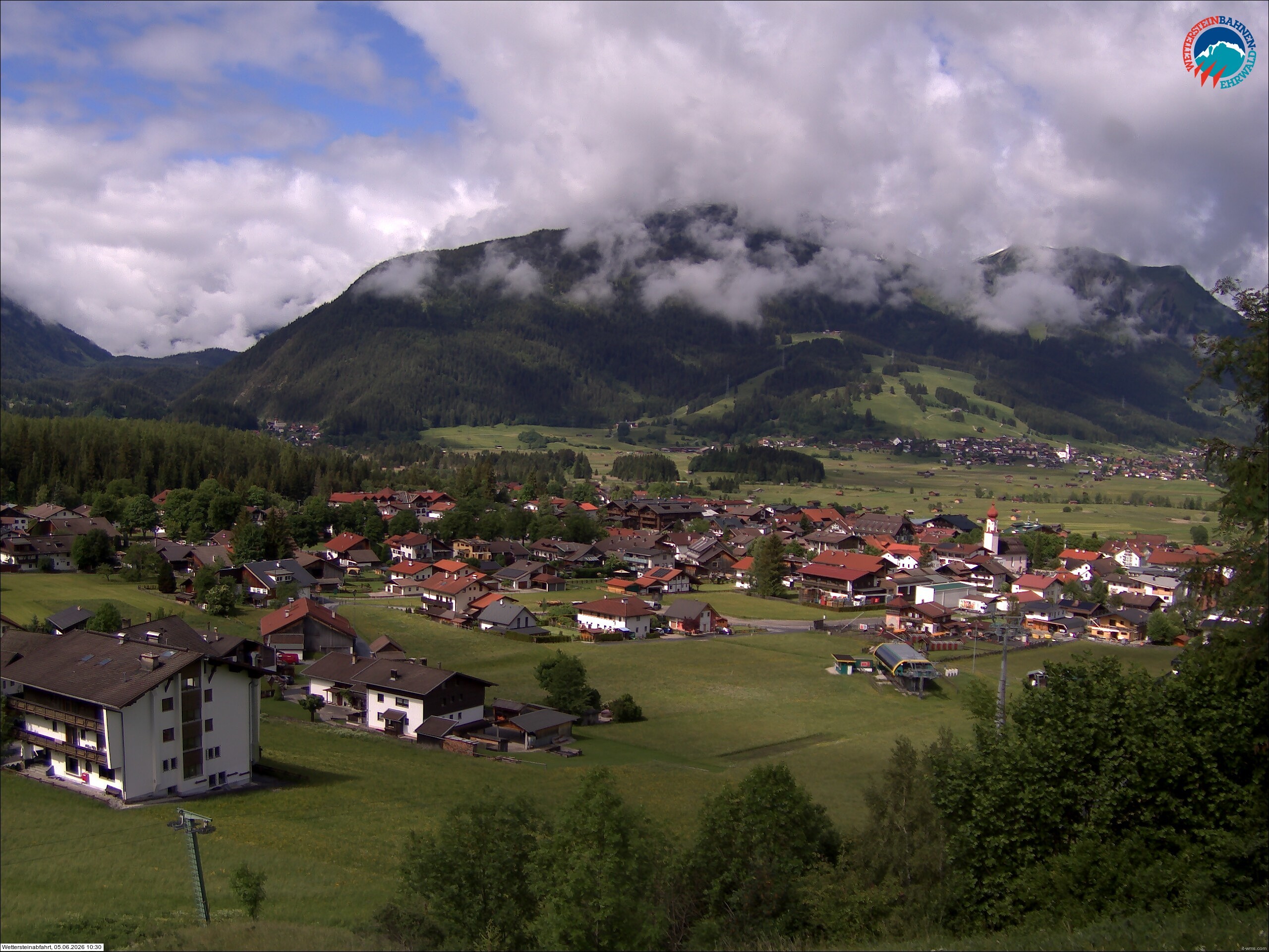 Archiv Foto Webcam Sonnenhang Sessellift Ehrwald